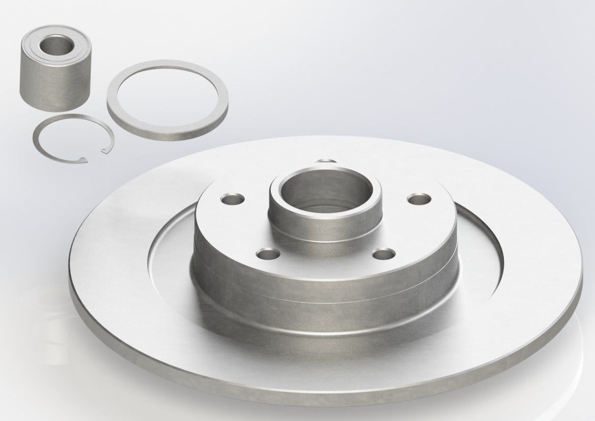 Fren Disk Arka Rulmanlı Düz (300Mm) Laguna Iıı 07>15 Latıtude 10> Recover 5775B