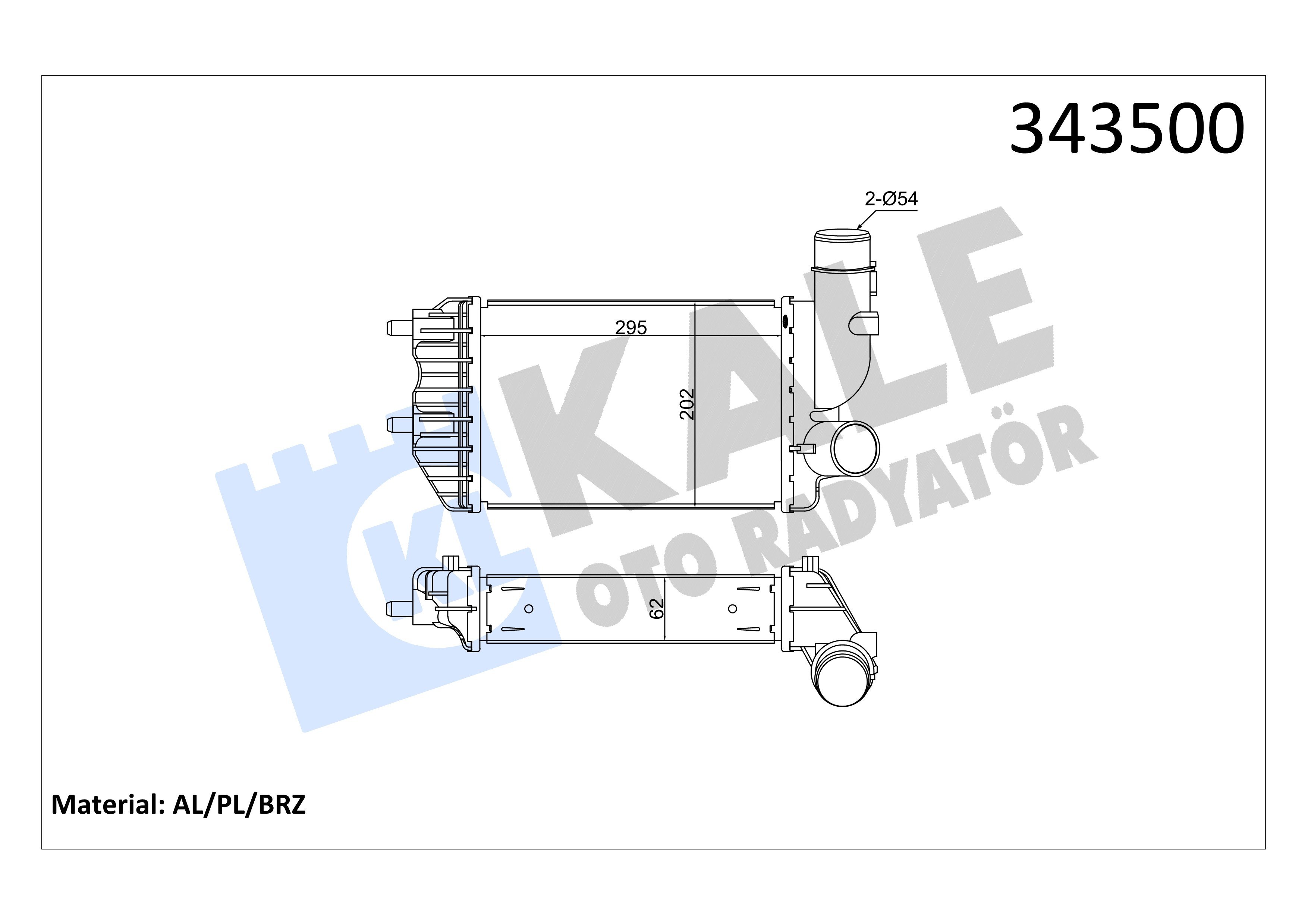 İntercooler Boxer Jumper Ducato 2.8 Tdi Kale 343500