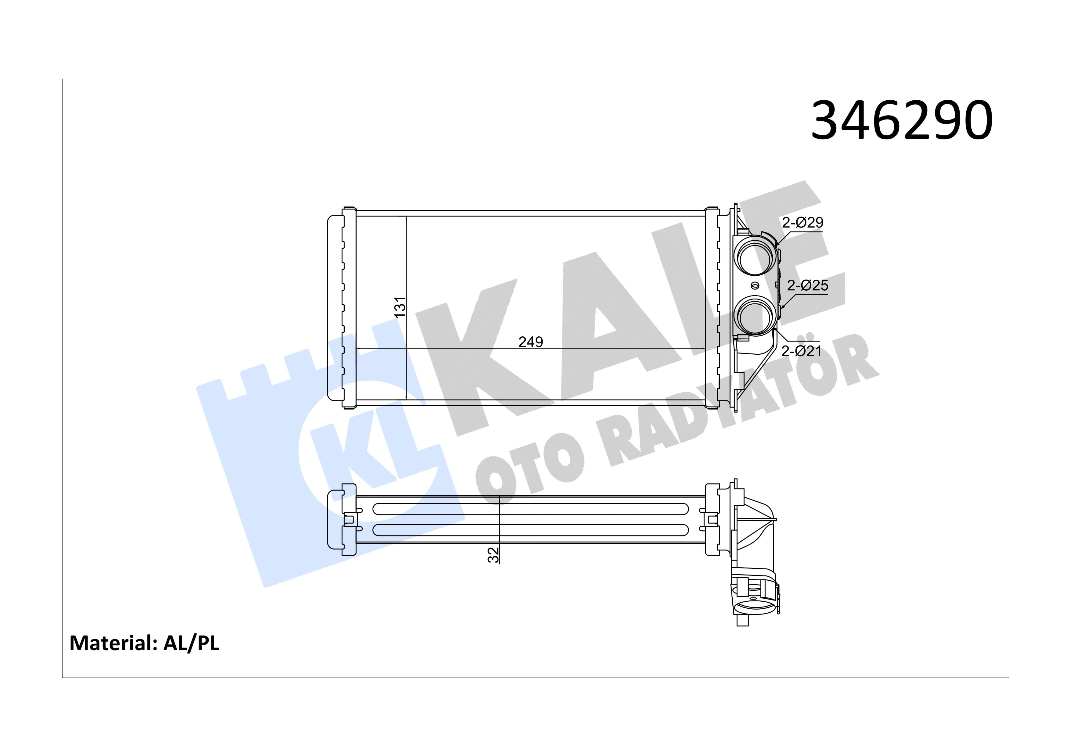Kalorifer Radyatör P.307 Kale 346290
