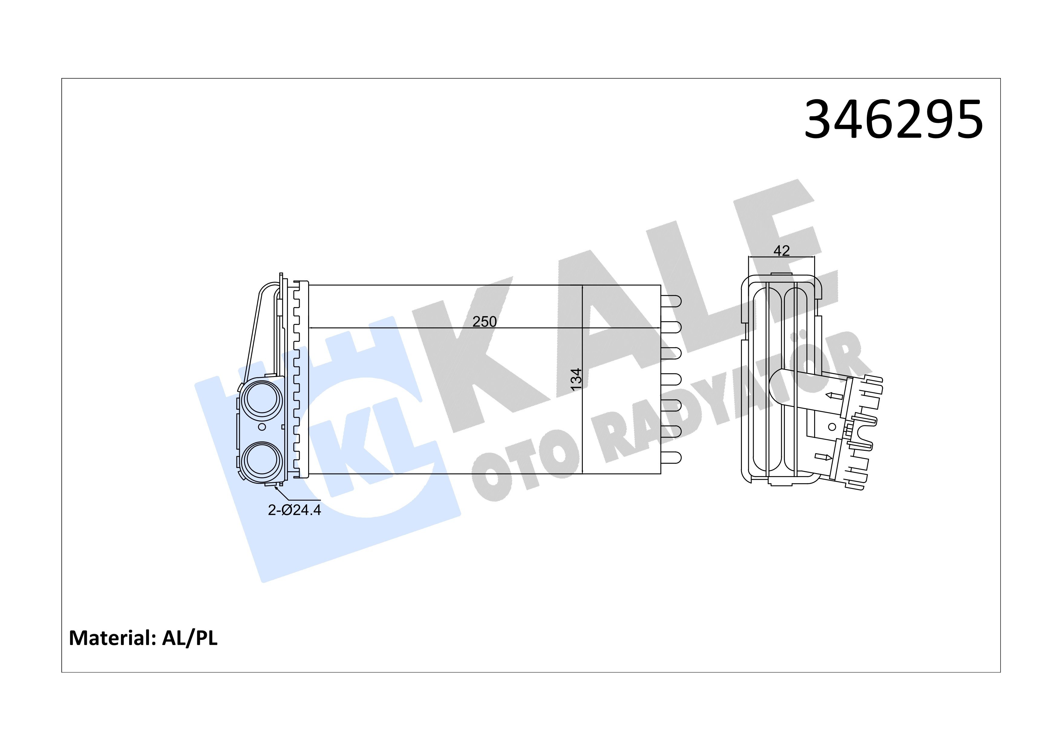 Kalorifer Radyatör P.307 Standart Klima Kale 346295