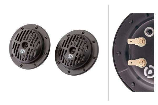 Korna 12V Süper Ton Set (310 380 Hz) Çiftli Takım Hella 3CB 004 811-042