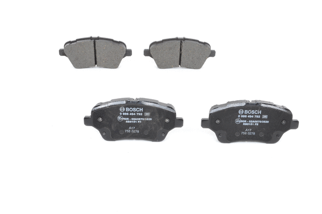 Ön Disk Balata B.Max Courıer Fiesta 1.5 13> Bosch 0986494792