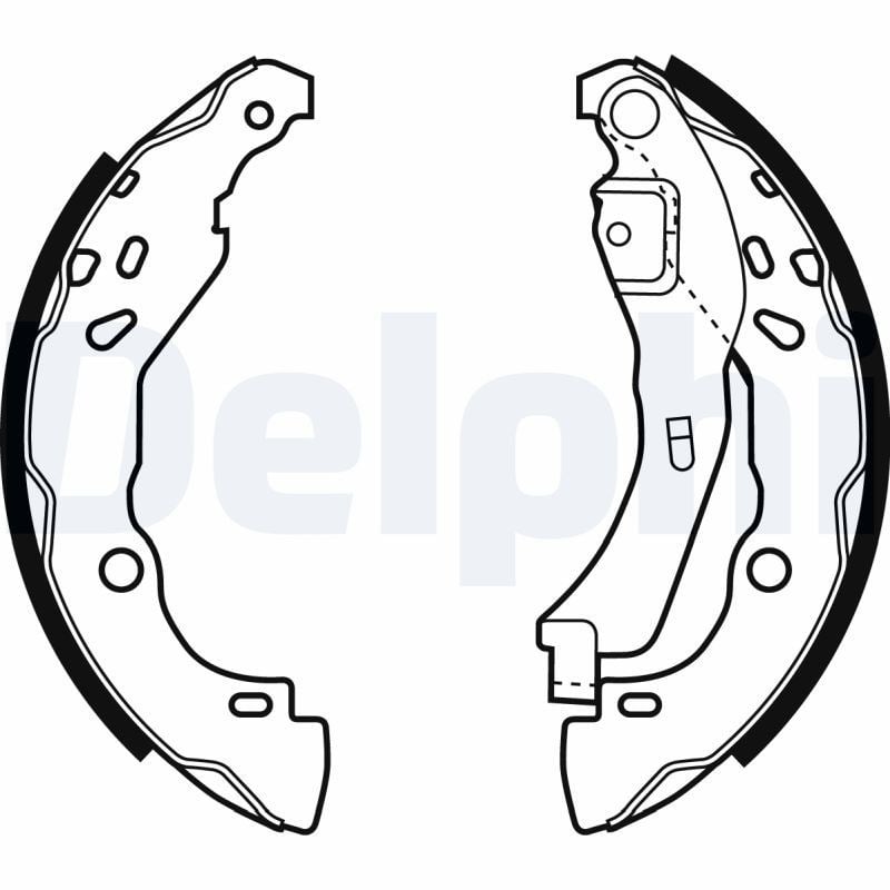 Pabuclu Balata Arka (203.2X39mm) 208 13> 301 C Elysee 12> C3 09> C4 Cactus 14> Ds3 09>15 Clıo Symbol 98>14 Logan 04>13 Delphı LS1929