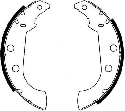 Pabuçlu Balata Arka (228X42mm) 306 93>03 405 87>99 Xsara 98>05 Zx 91>98 Recover 18070