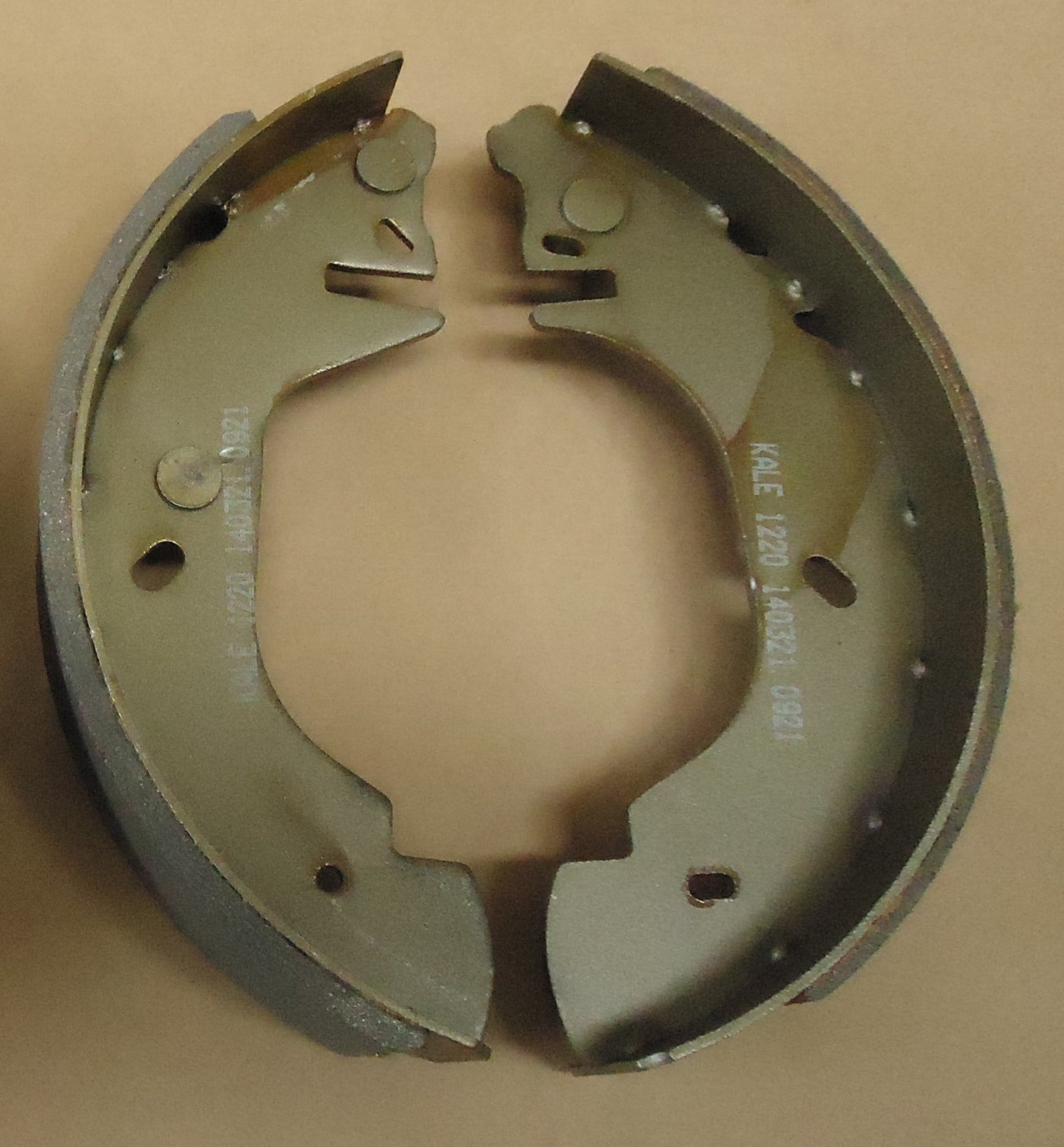 Pabuçlu Balata Arka (254X52mm) Transit T12 88>00 Kalebalata 1220 0650 05P