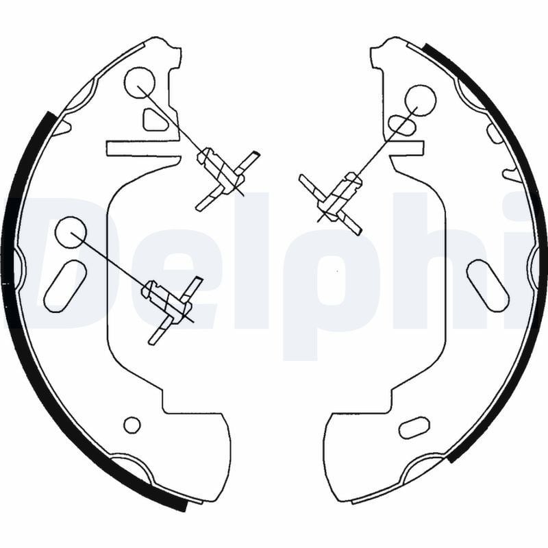 Pabuçlu Balata Arka (280X65mm) T.15 Transit T15 88>00 Master 98>11 Movano 98>10 Delphı LS1701