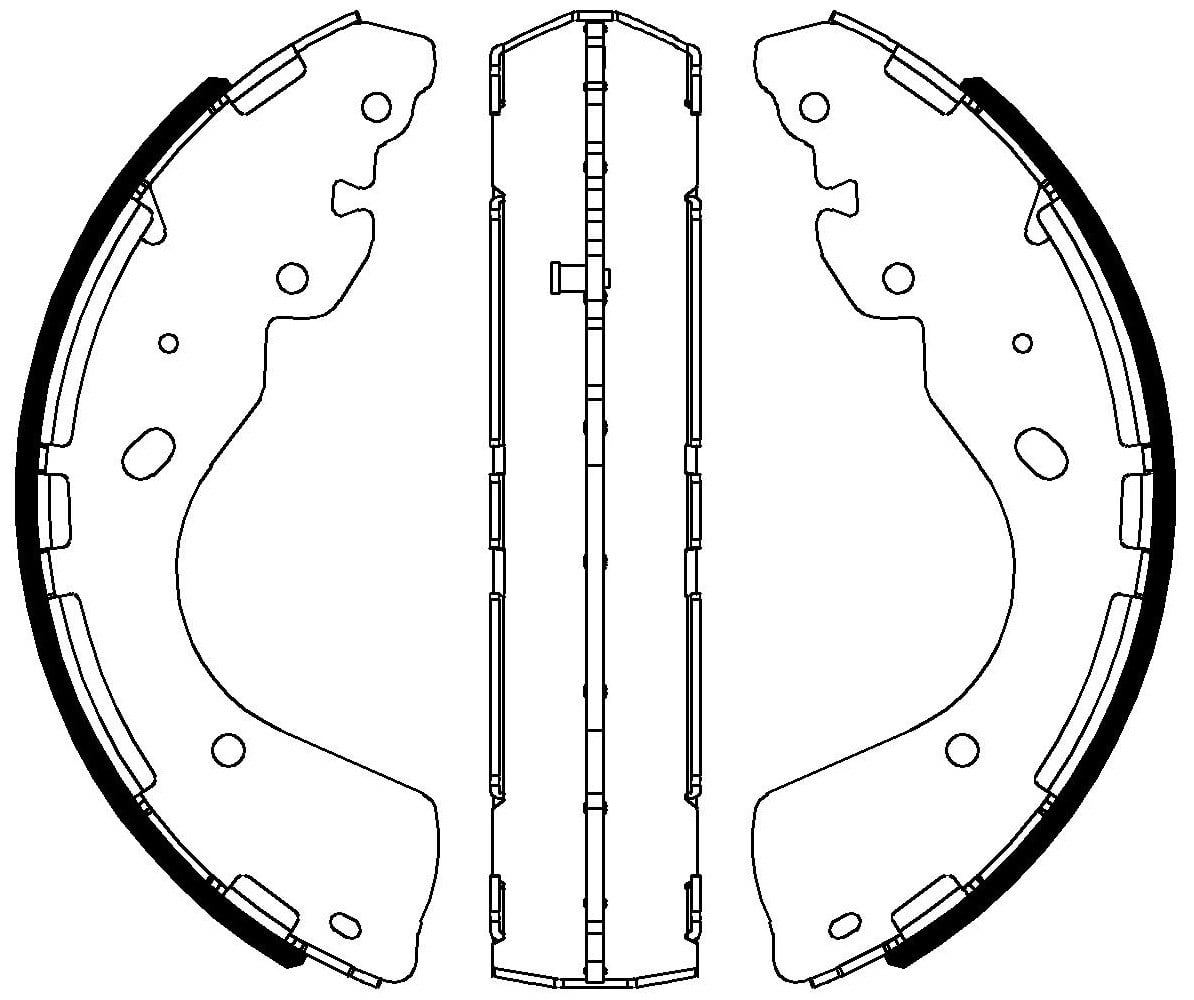 Pabuçlu Balata Arka (294X56.3Mm) Ranger 4X4 12> Navara 14> Recover 18160