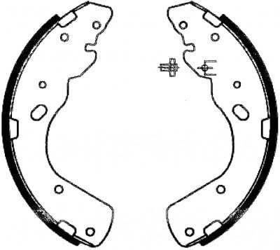 Pabuçlu Balata Arka (295X56mm) Ranger 4X4 98>06 Navara 08>15 B2200 98>06 B2500 85>06 Alaskan 17> Recover 18073