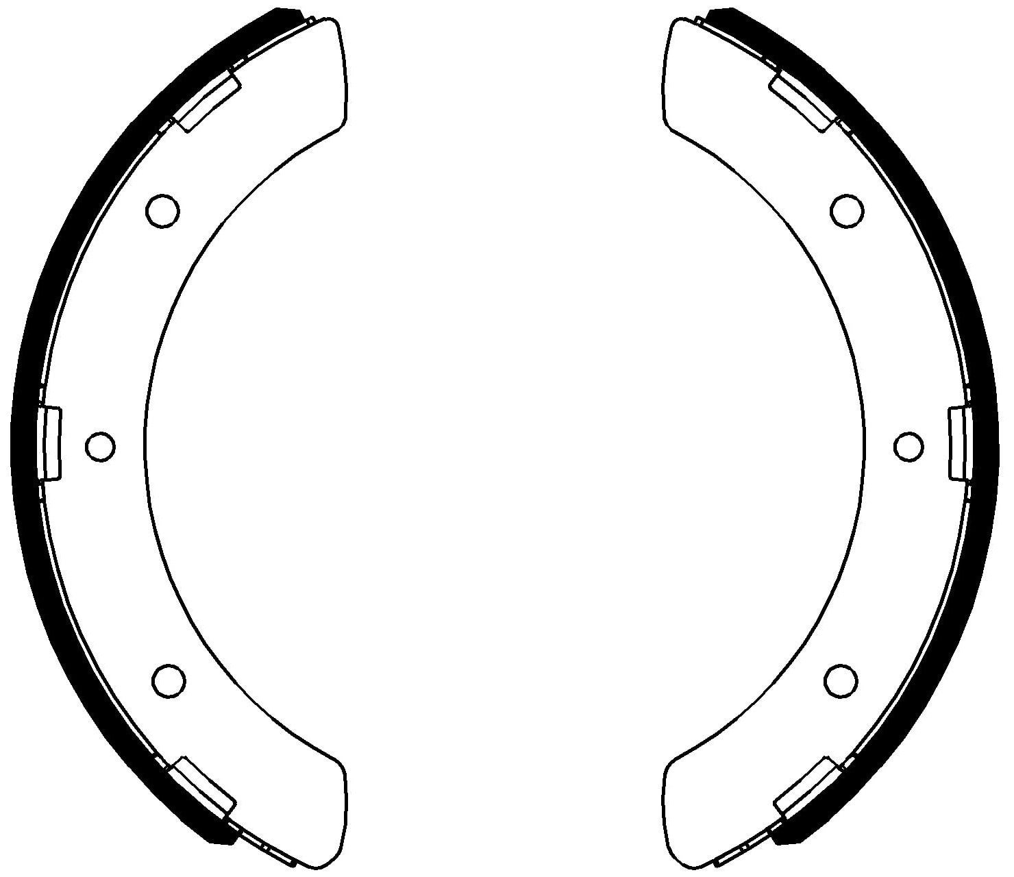 Pabuçlu Balata Arka (300X60mm) Canter Fe304 91>97 Canter Fe444 91>93 Canter Fe511 05>06 Canter Fe515 98>03 Canter Fe519 04>06 Canter Fe711 07>10 Recover 18162