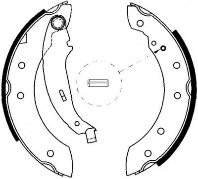 Pabuçlu Balata Arka+1Mm Kalın (203.2X39mm) 1007 05> 106 96> 206 98>07 206+ 09> 306 93>03 Saxo 96>04 Clıo 90>98 Laguna 93>02 Symbol 98>13 Twıngo 93>07 Logan 04>10 Recover 18078F