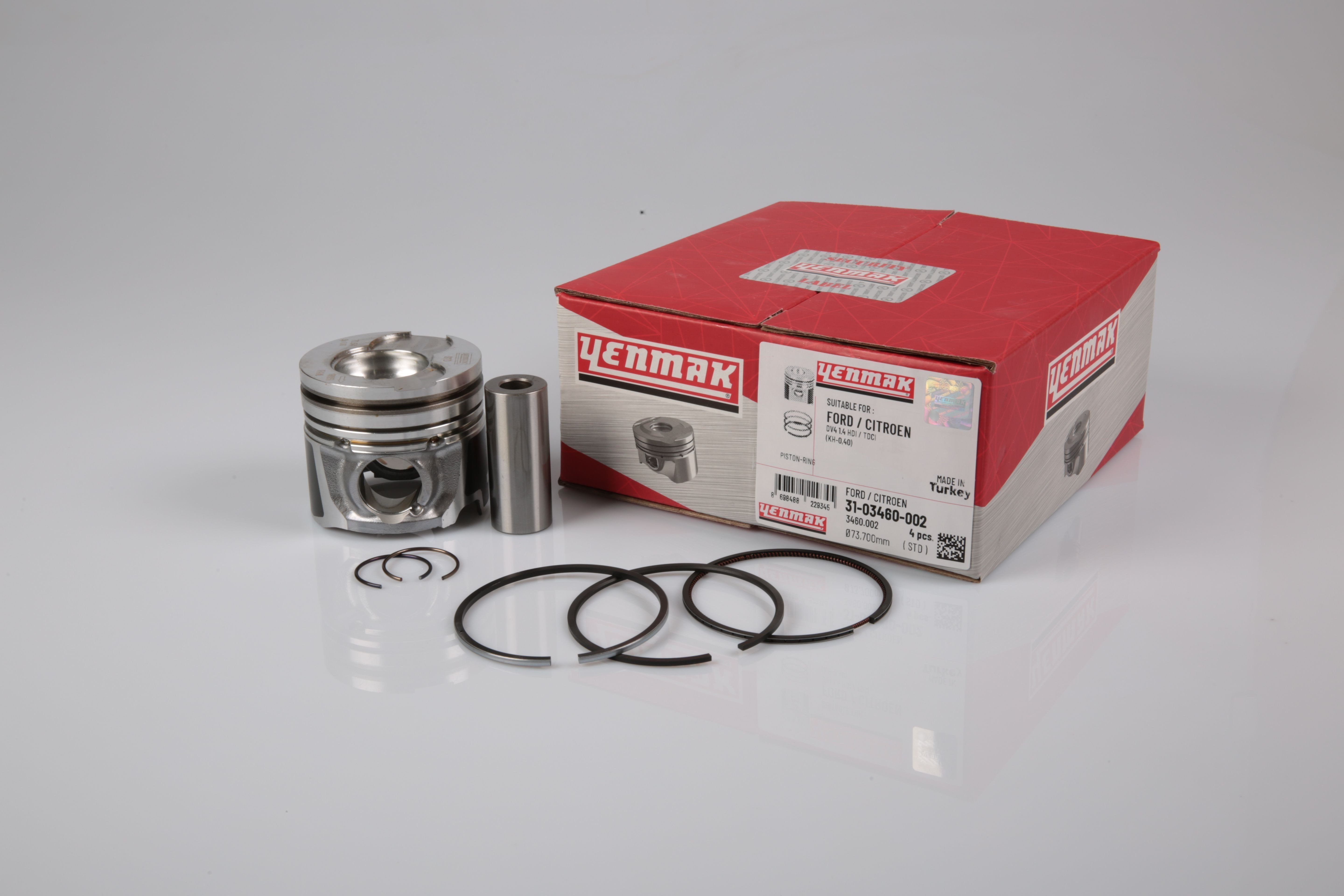 Piston Segman 051(73.70Mm 020Kısa)Fiesta1.4Tdcı 02 C2 C3 Xsaraıı Nemo 206 207 307 Bipper Fiorino Dv4 Yenmak 31-03460-051