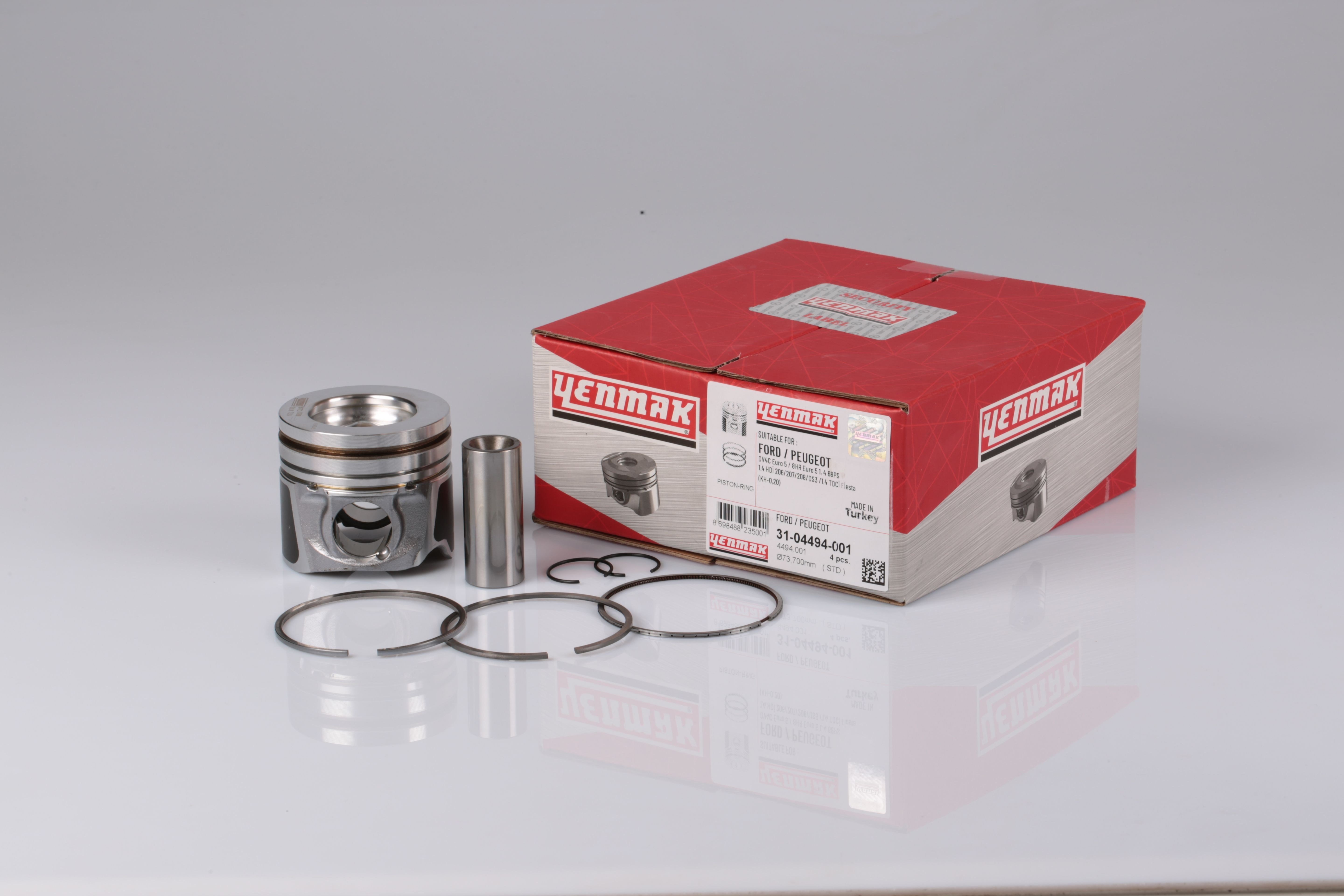 Piston Segman 73.70 Fiesta 1.4Tdcı 70Ps Euro5 09> 020 Kısa C3(A51) Ds3 P.206+ 207 208 Dv4c Yenmak 31-04494-051