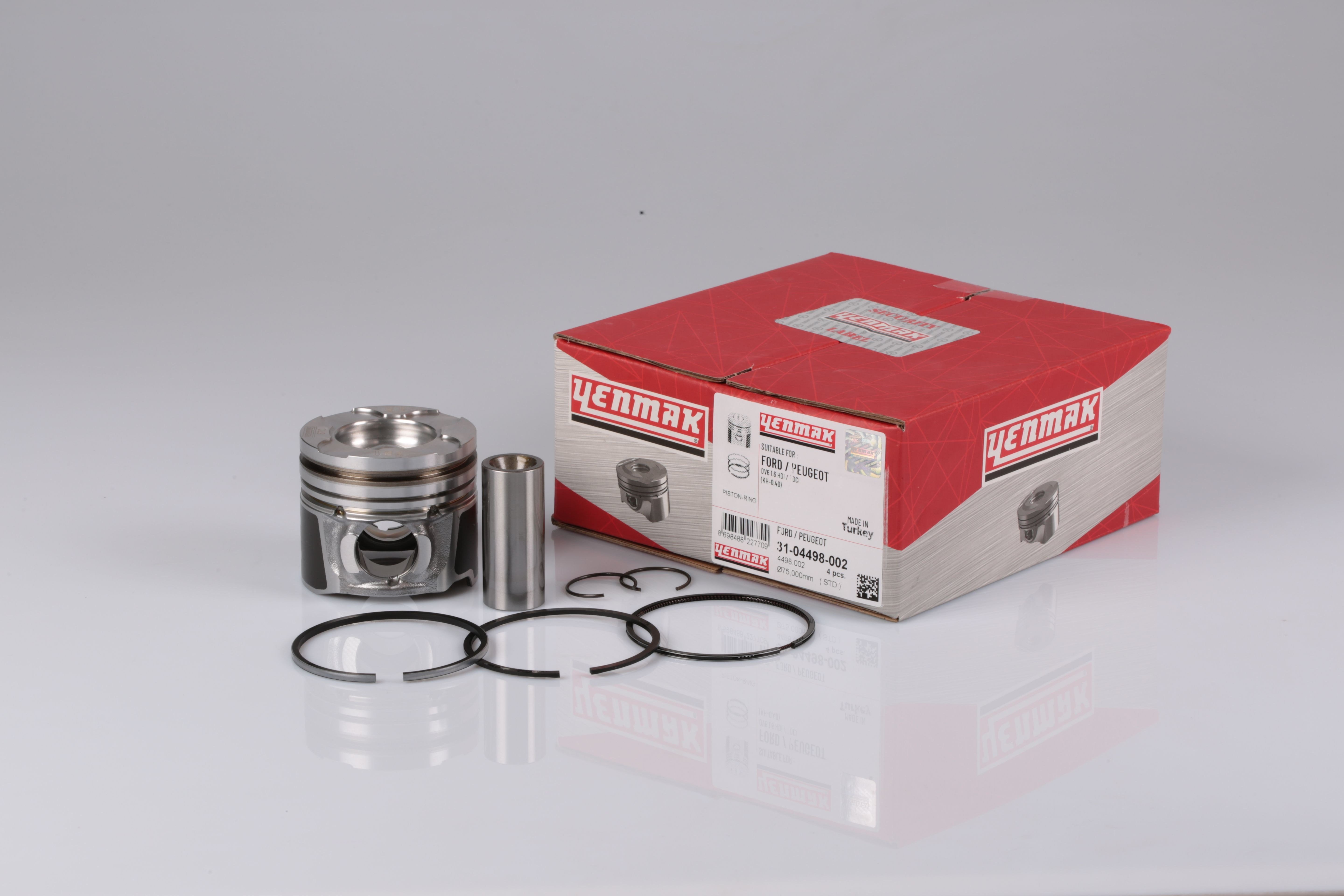 Piston Segman 75.00 MM Focus C.Max 1.6Tdcı 03> 040 Kısa C4 C5 Berlingo 307 308 407 508 Partnertepee Dv6 Yenmak 31-04498-002