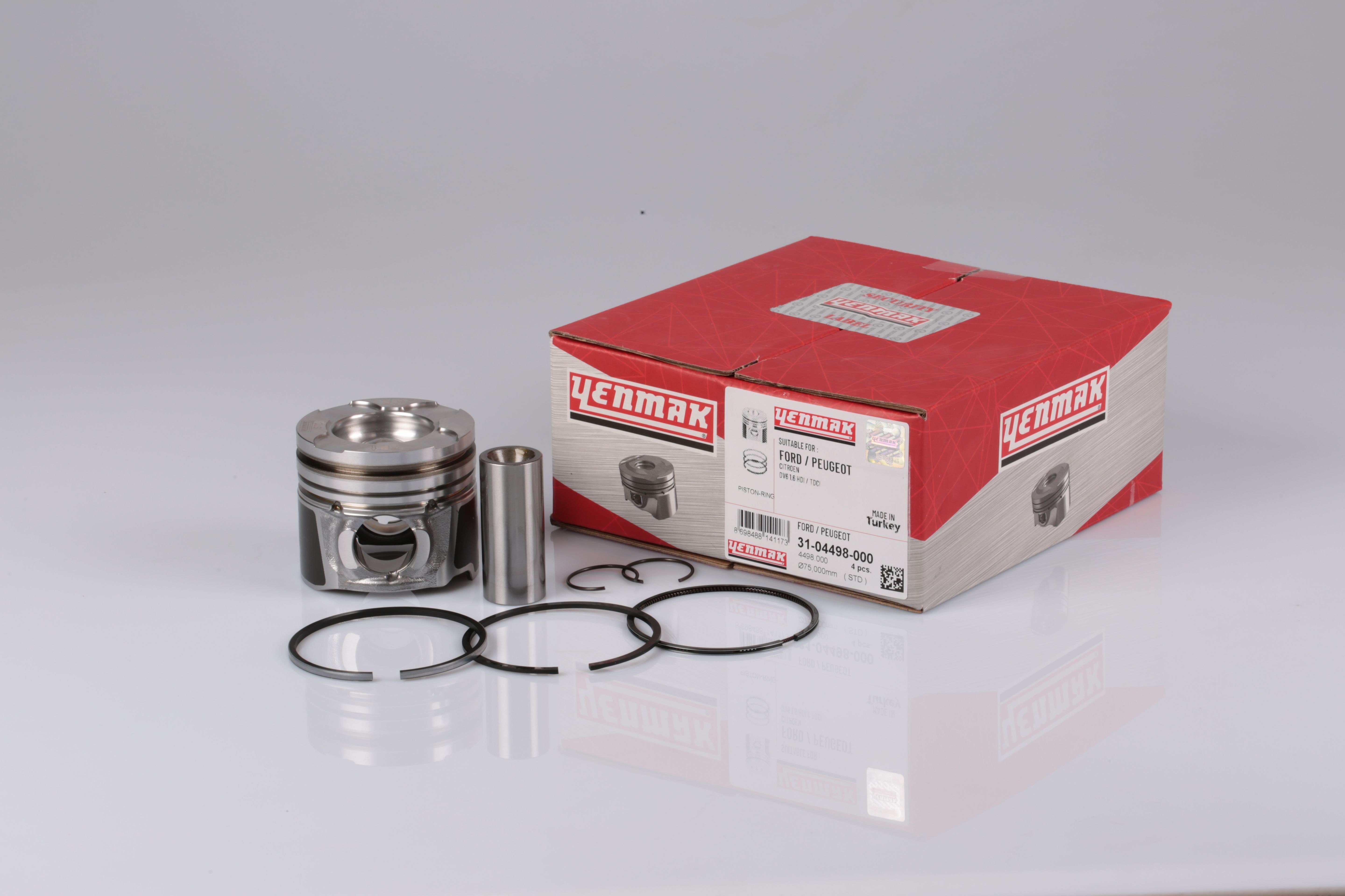 Piston Segman 75.00 MM Focus C.Max 1.6Tdcı 03> C4 C5 Berlingo 307 308 407 508 Partnertepee Dv6 Yenmak 31-04498-000