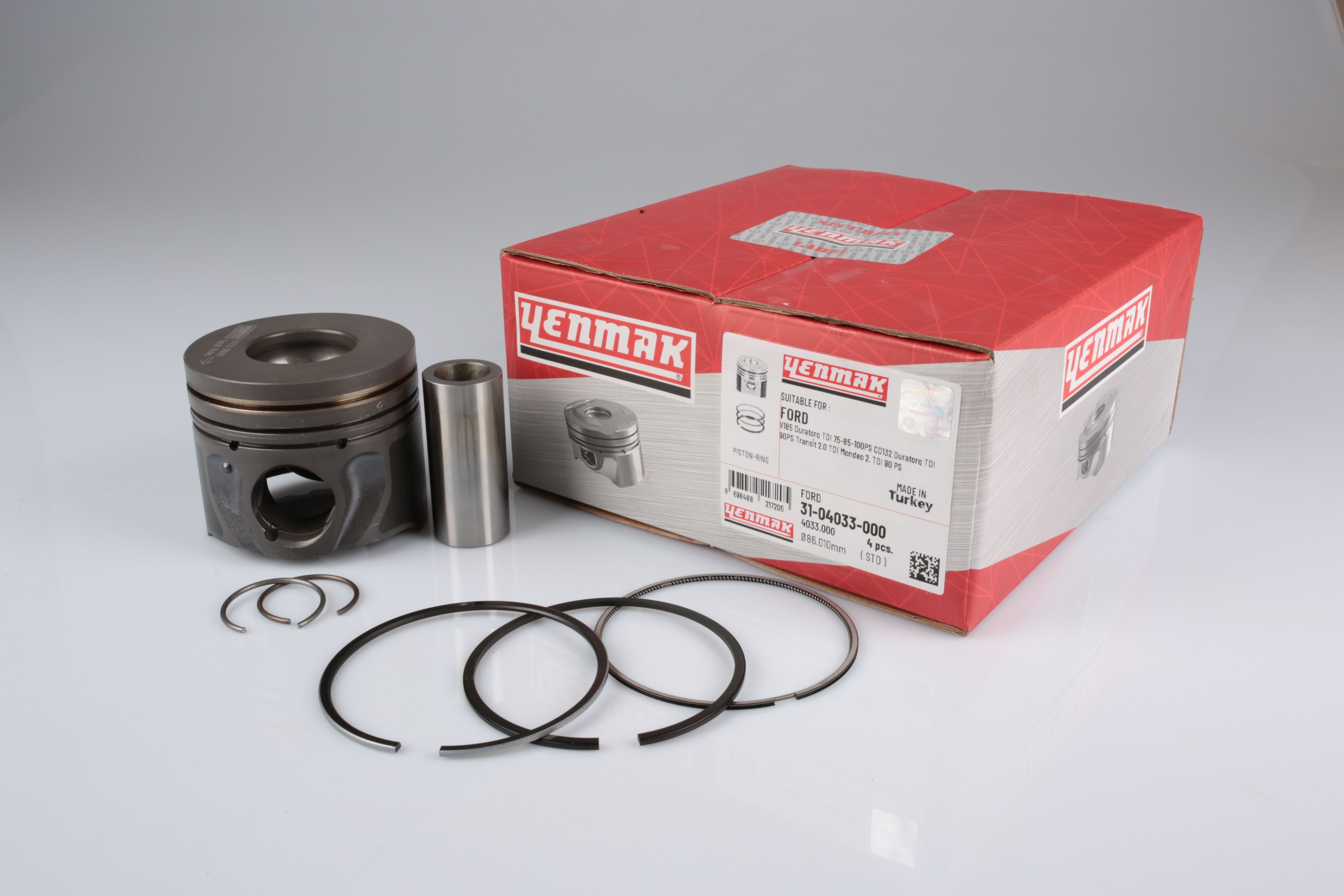 Piston Segman 86.01 Transit V.184 2.0Tdcı 90Ps 01> Mondeo 2.0 Tdci 01> Yenmak 31-04033-050