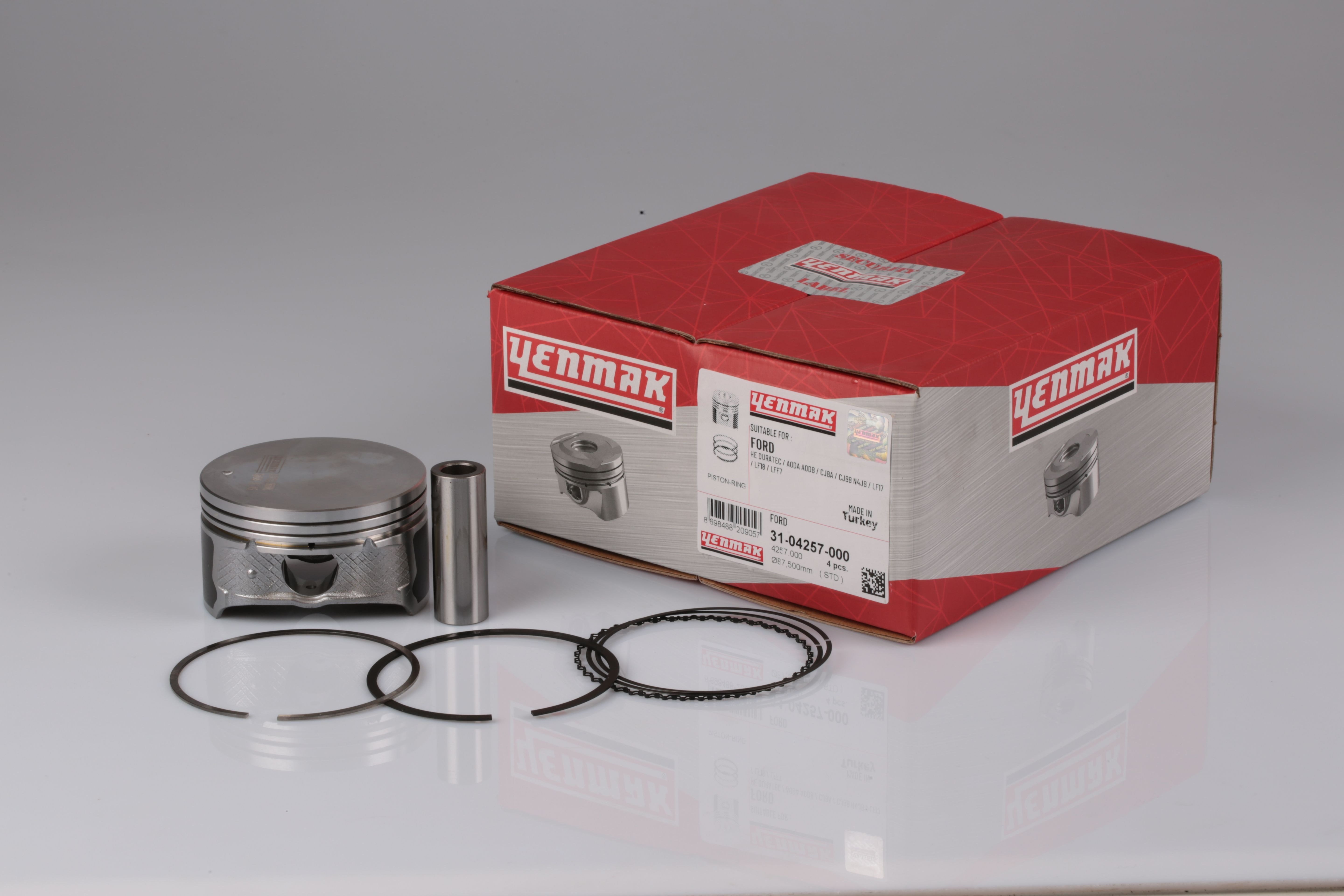 Piston Segman 87.50Mm Mondeo 145Ps He-Duratec 01> Benzinli Std Yenmak 31-04257-000
