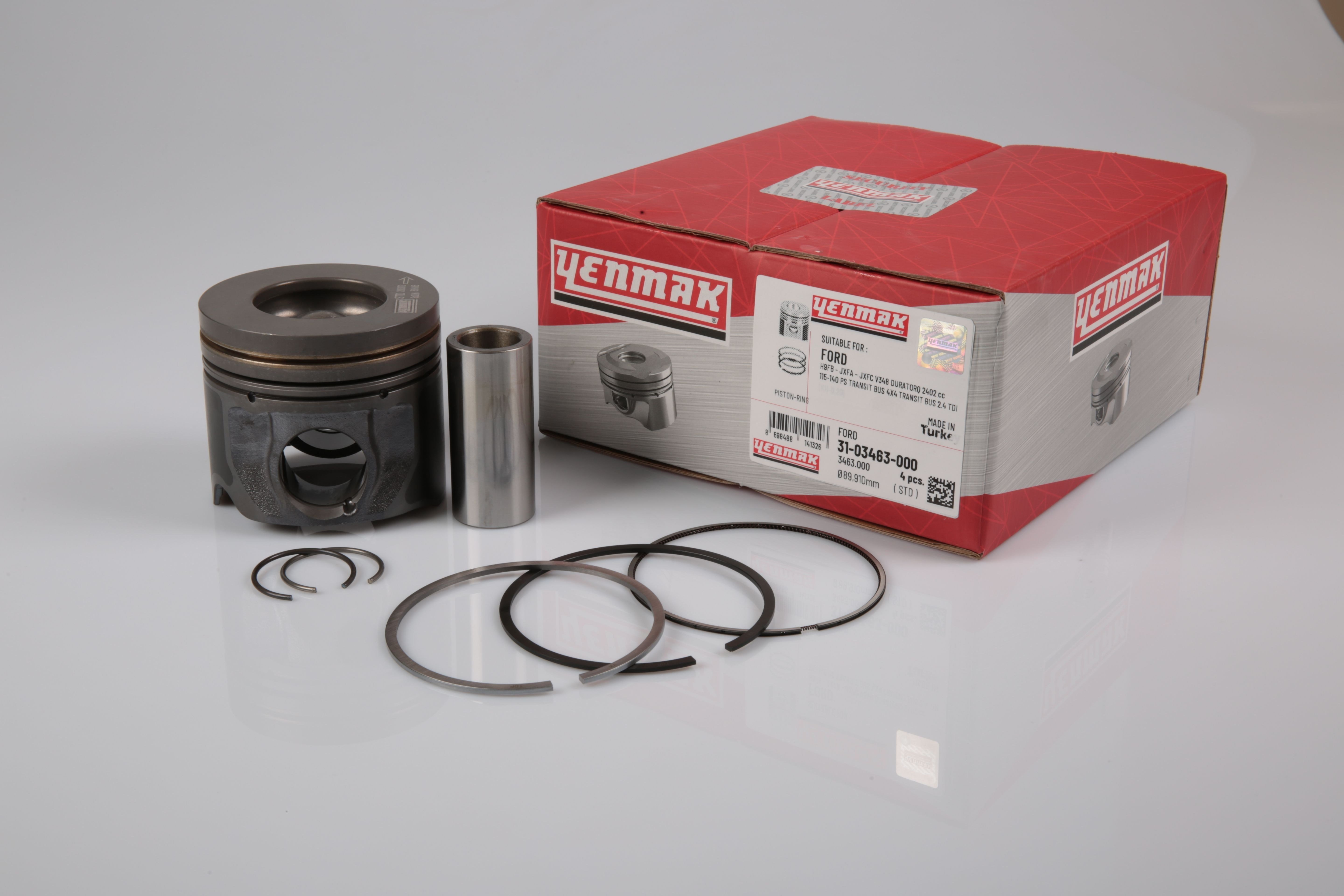 Piston Segman 89.90 MM Transit V.347 2.4D 06> 115 140 Ps Yenmak 31-03463-050