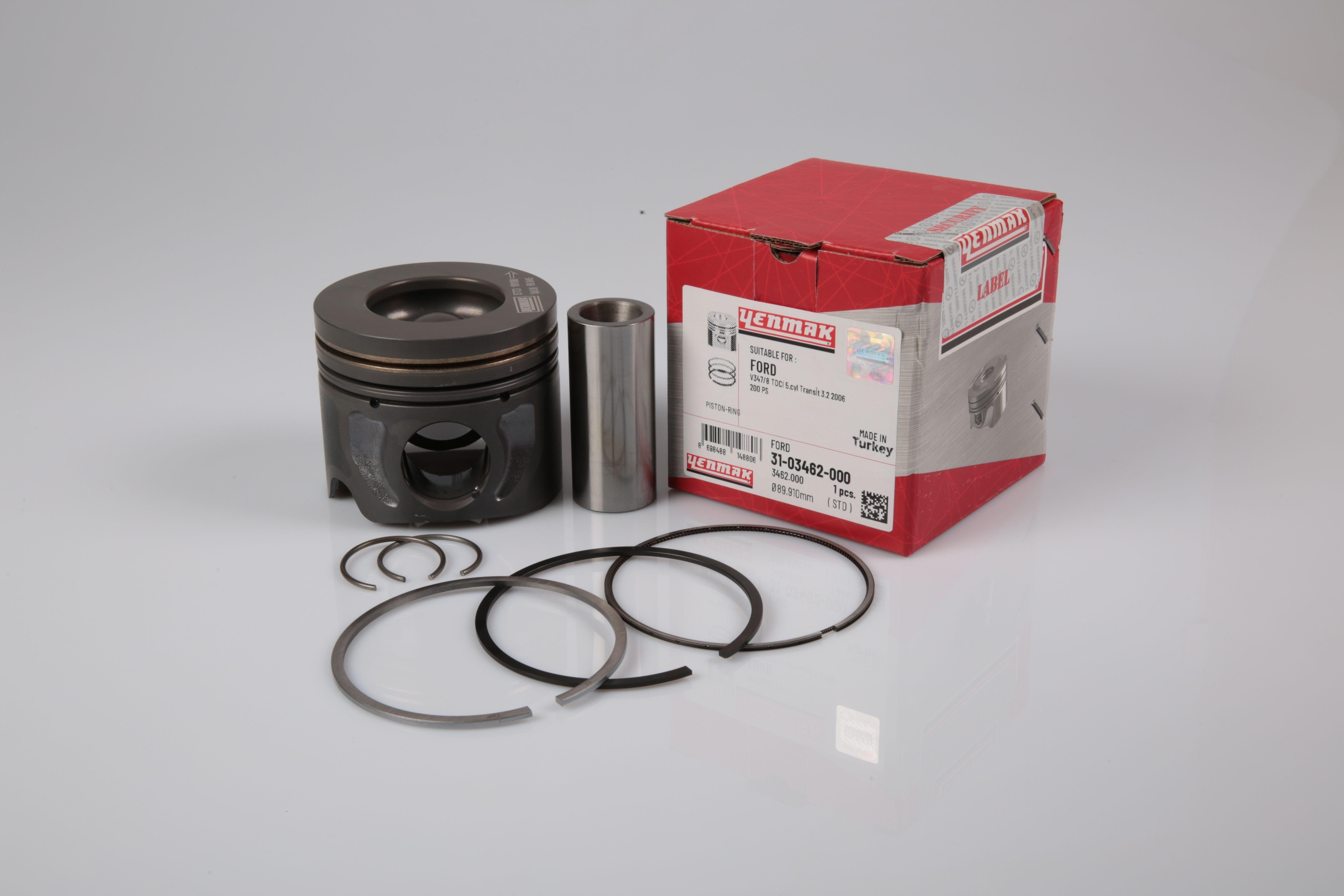 Piston Segman 89.91 (5 Pis)3.2Tdci 200Ps V.348 06> V.347 Jumbo 06> Yenmak 31-03462-050