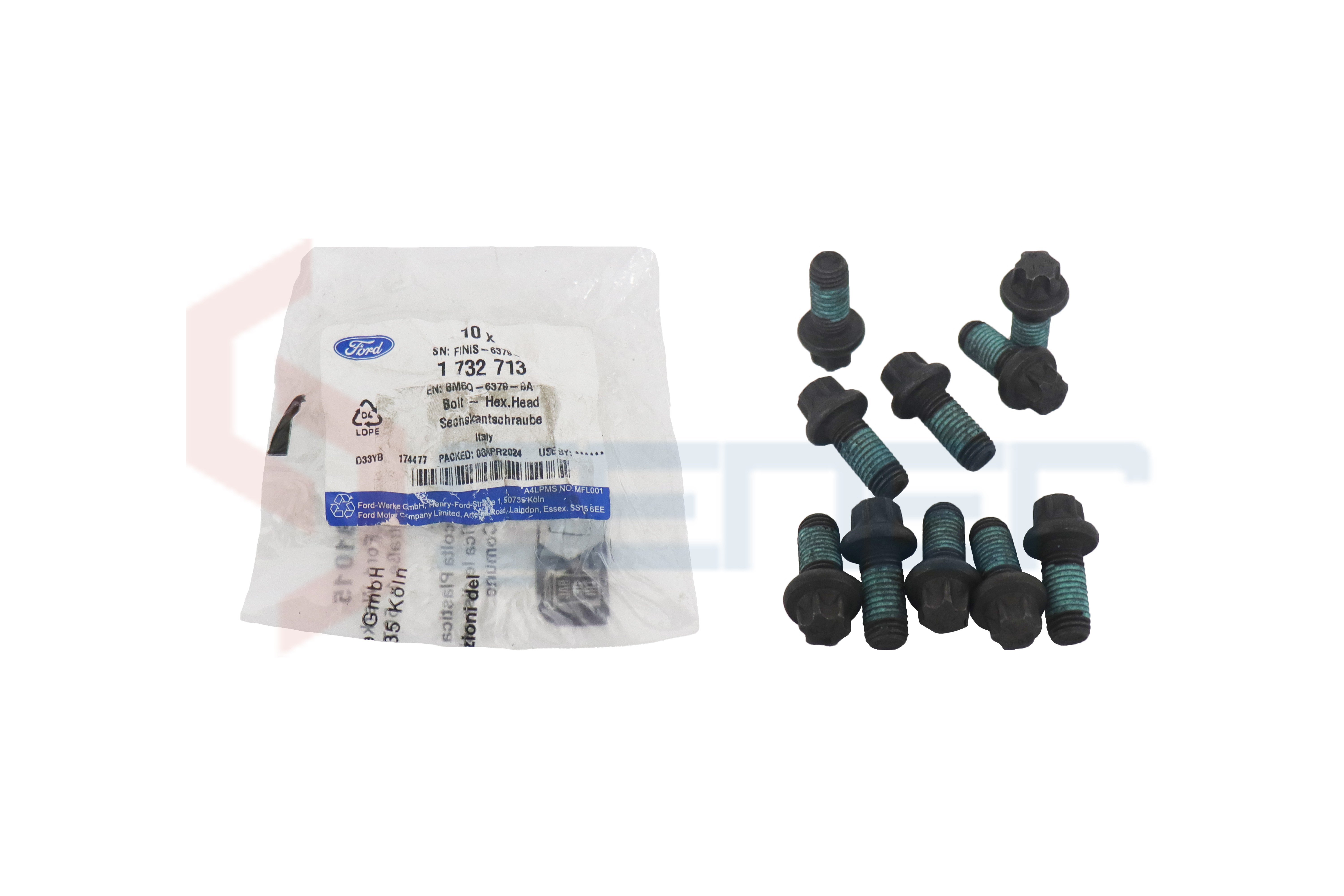 Volant Civatası Focus C.Max Kuga B.Max 03>20 1.5 1.6 Tdci Fomoco 8M5Q 6379 BA