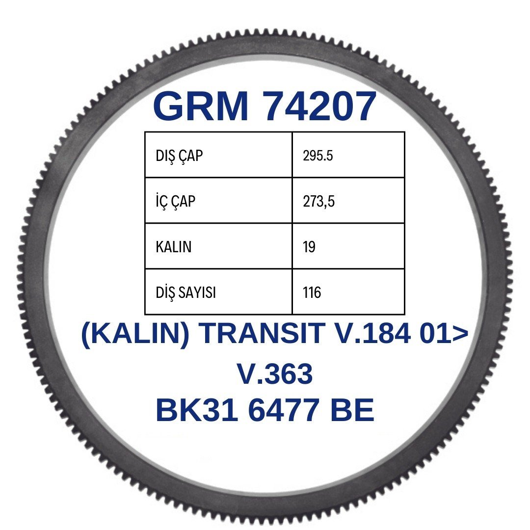 Volant Dişlisi (Kalın) Transit V.363 15> Volant Dişlisi (Kalın) Transit V.184 01> Grm 74207