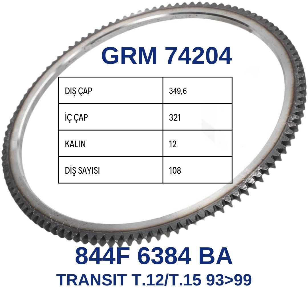 Volant Dişlisi Transit T.12 T.15 93>99 Grm 74204