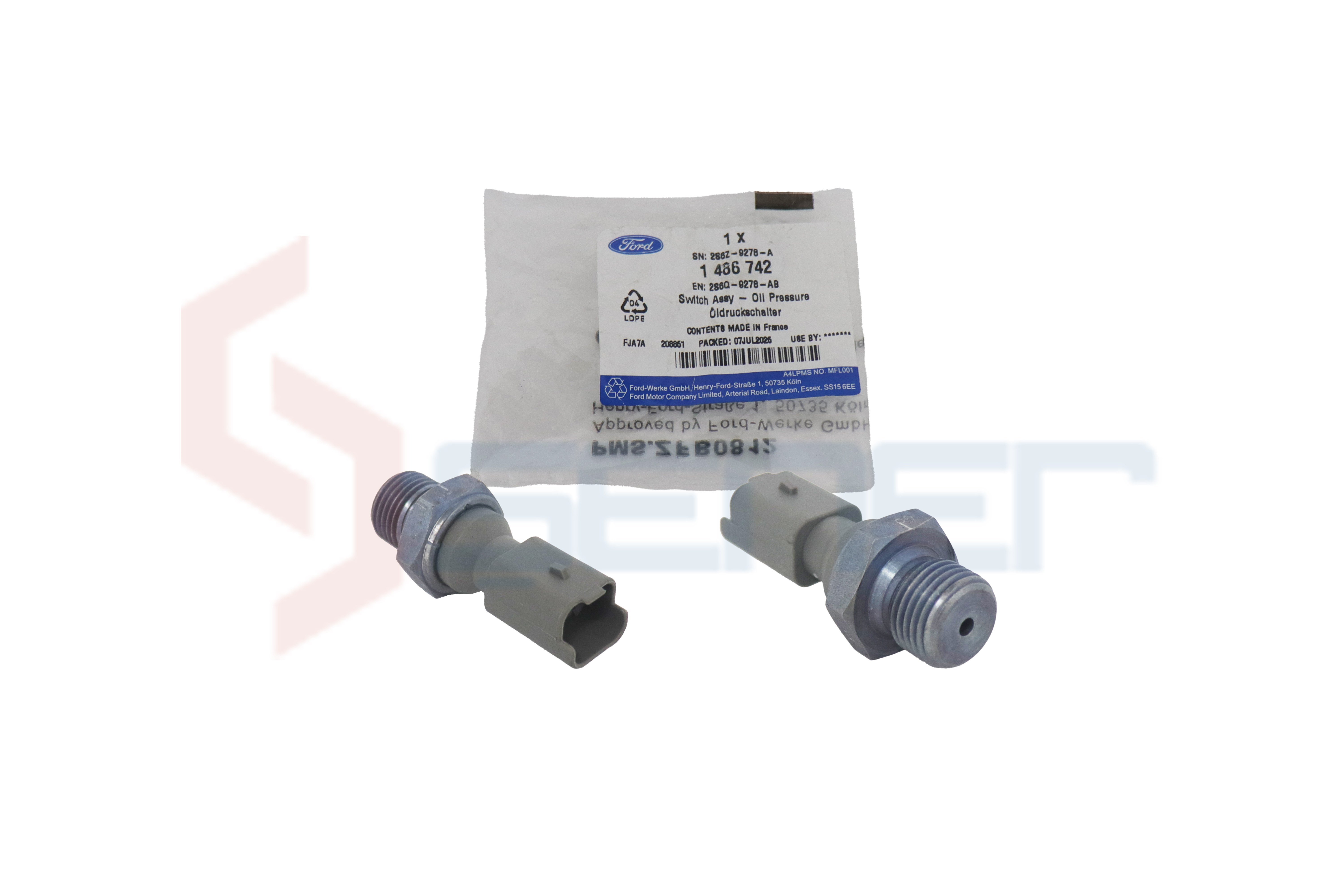 Yağ Müşürü Fiesta 02> Partner Ber 206 306 307 406 C3 C4 C5 207 1.4İ 1.6İ Partner Berlingo Dv6 Dw8 Fomoco 2S6Q 9278 AB