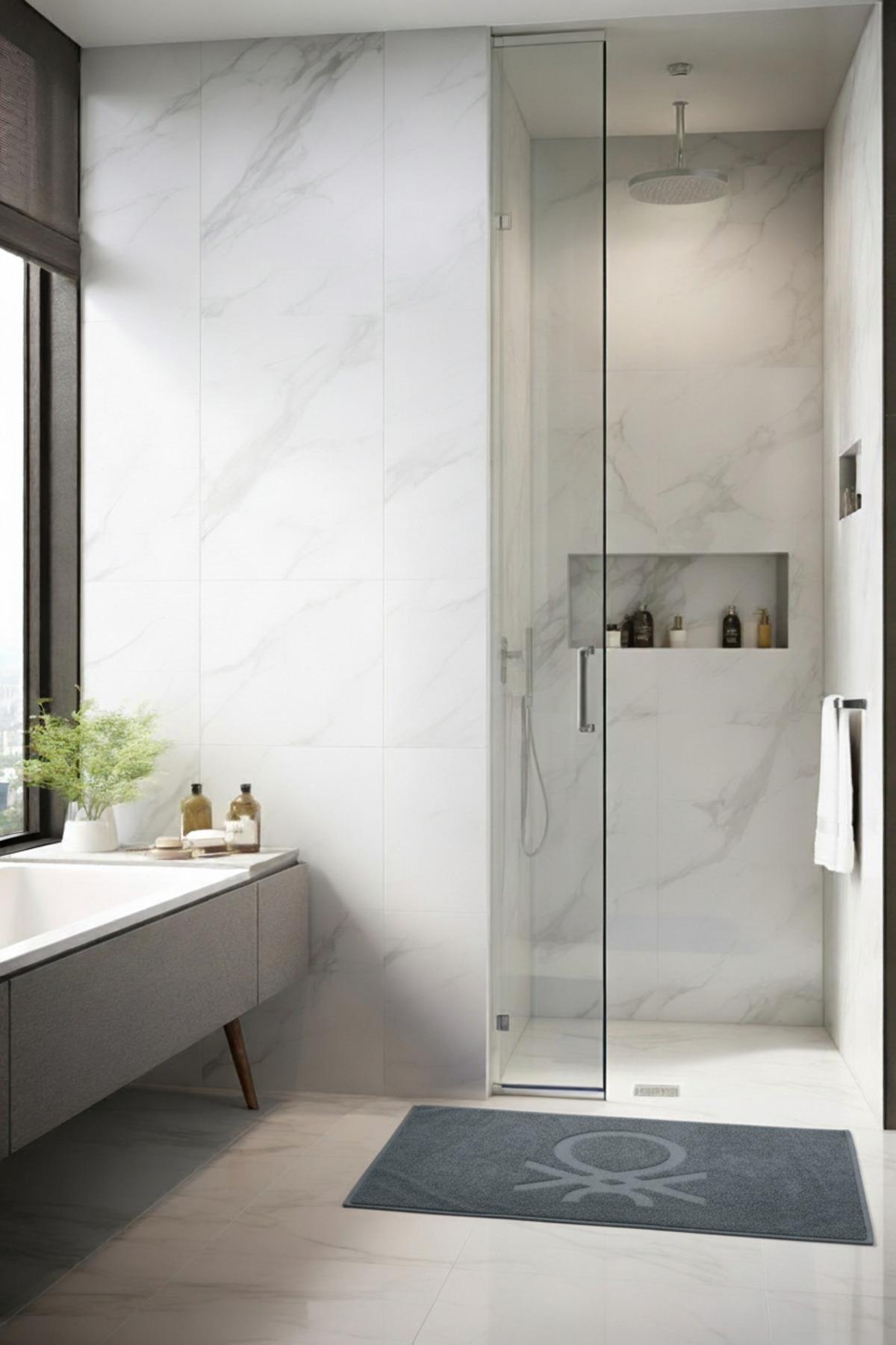 BE-0185 GY Benetton Banyo Paspas Havlu