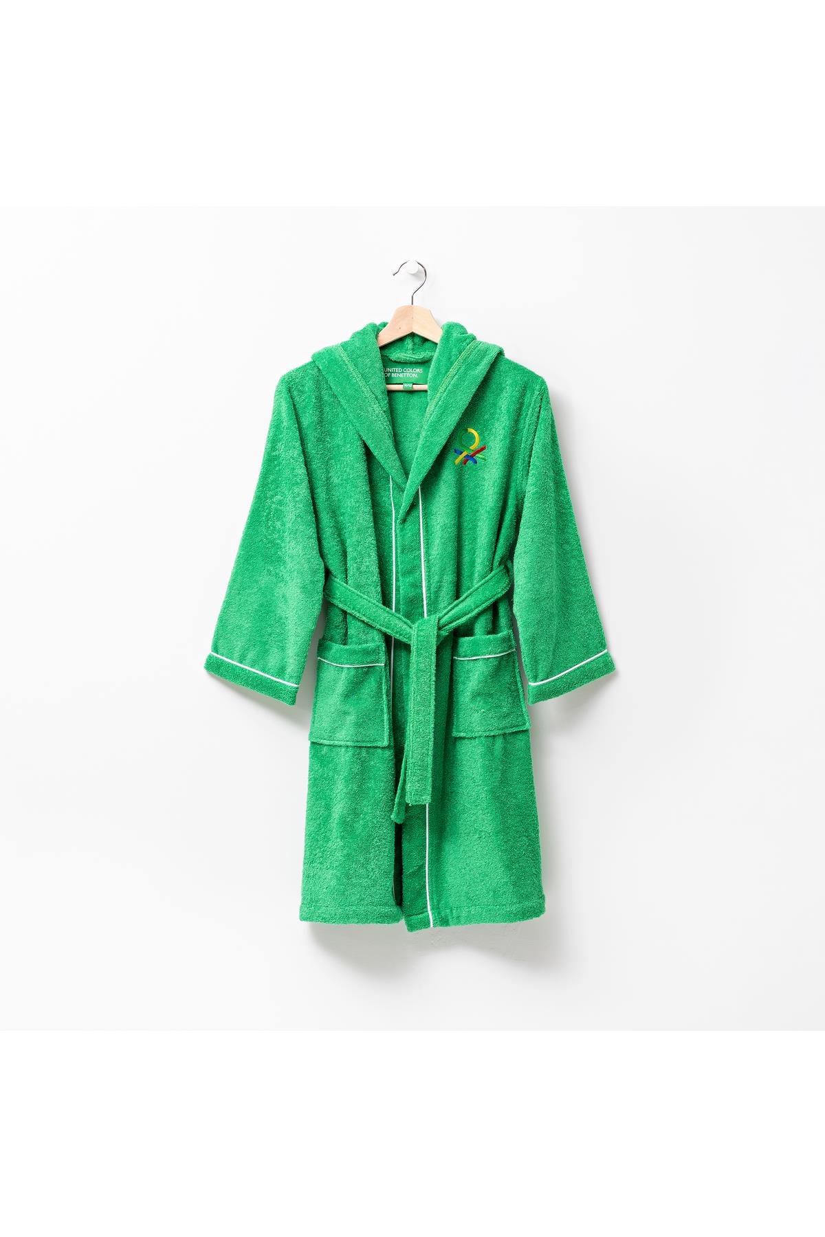 BE-0817-GR Benetton Çocuk Bornoz