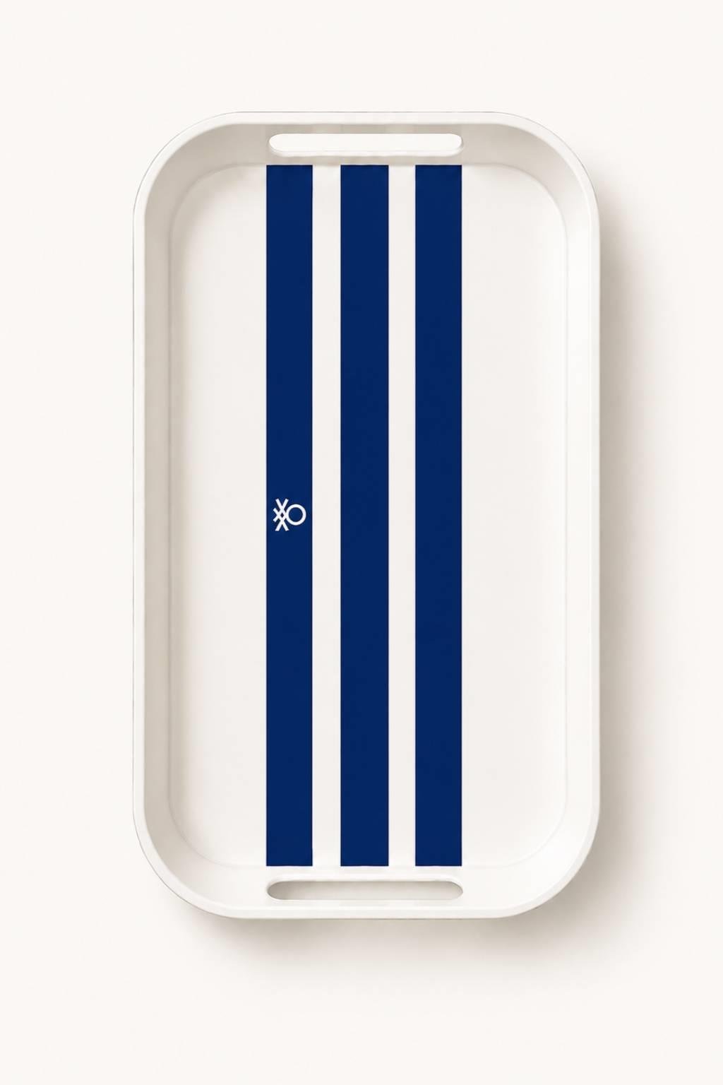 Be-Kct64-M  Melamine Mavi 19*33 Cm Servis Tepsisi
