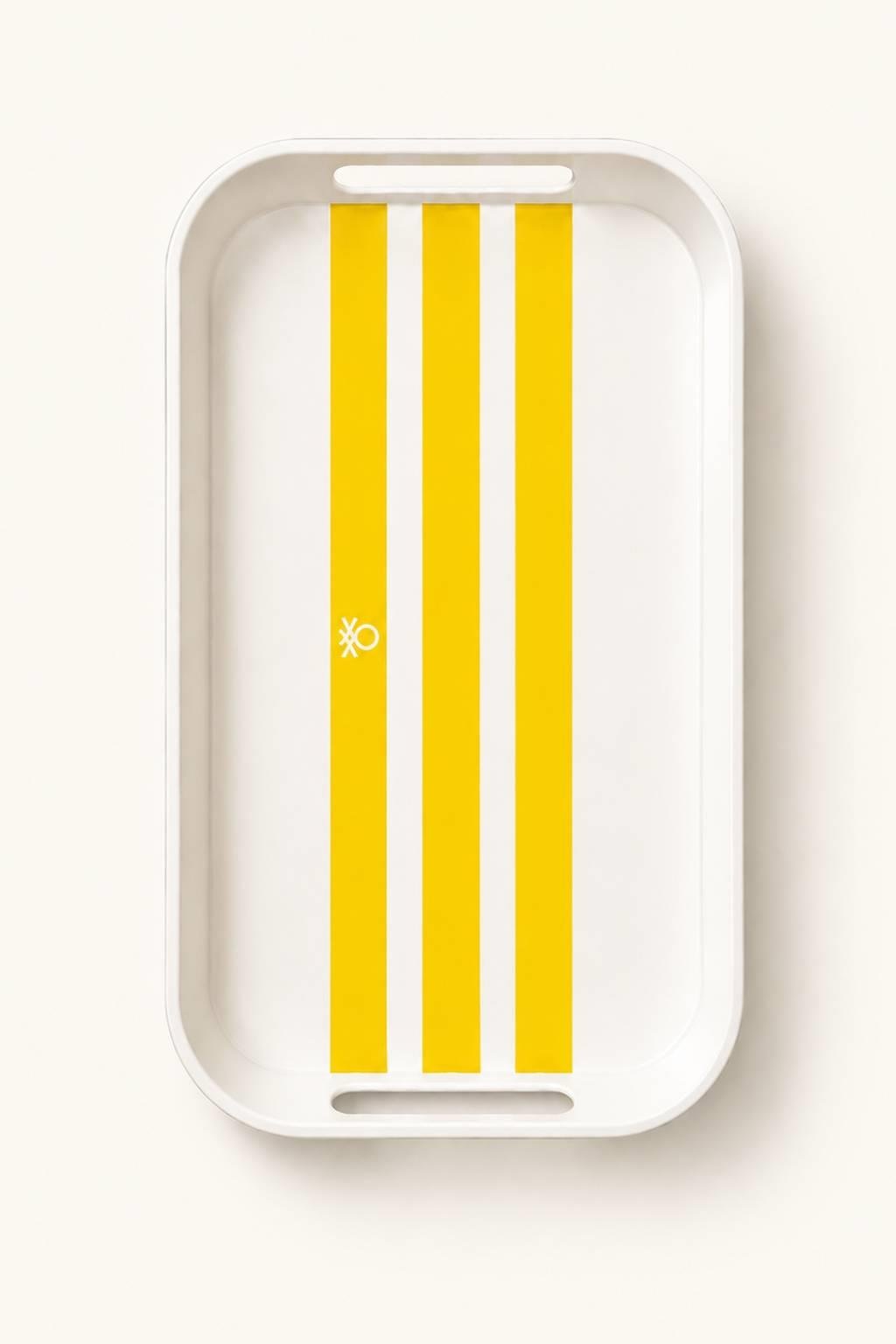 E-Kct64-S  Melamine Sarı 19*33 Cm Servis Tepsisi