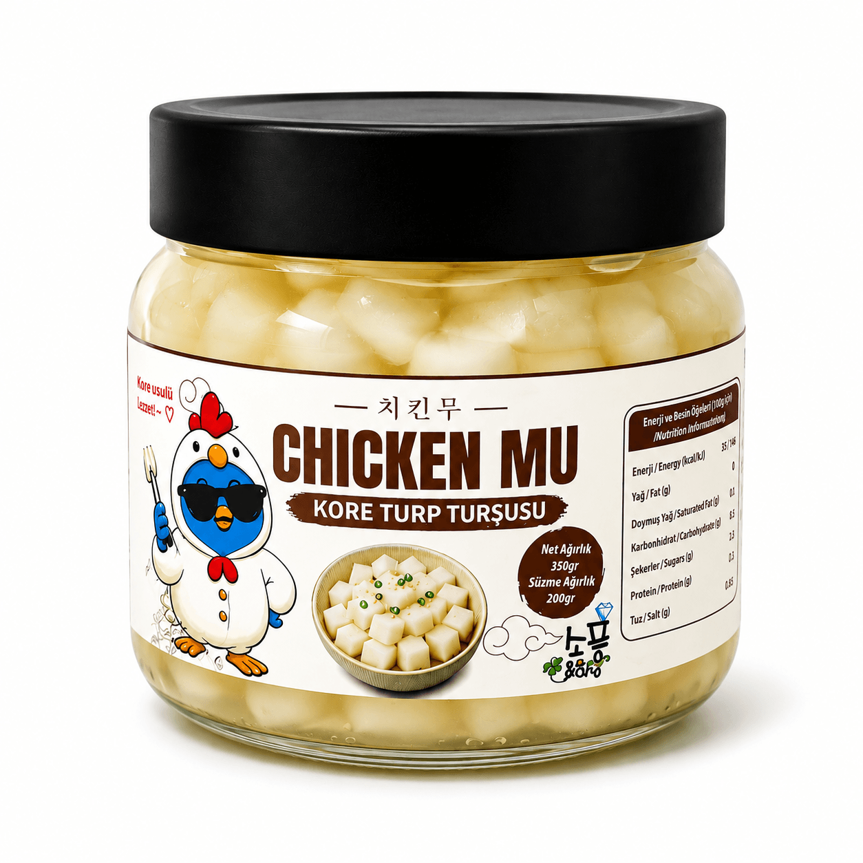 Chicken Mu -  Beyaz Turp Turşusu