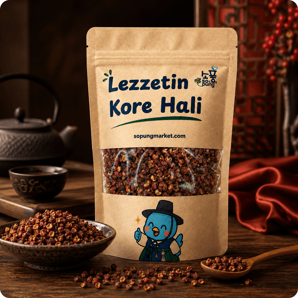 Kırmızı Sichuan Tane Biberi - 100 Gr
