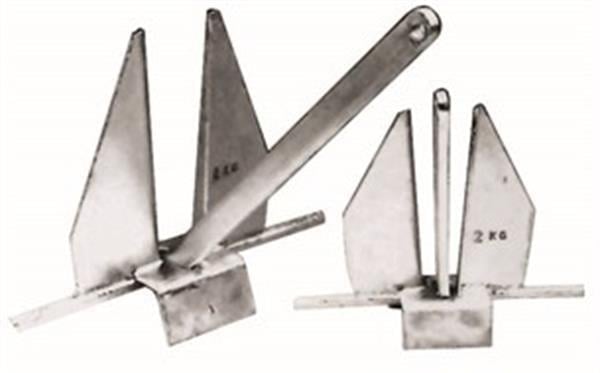Danforth tipi çıpa, galvaniz 2,5KG