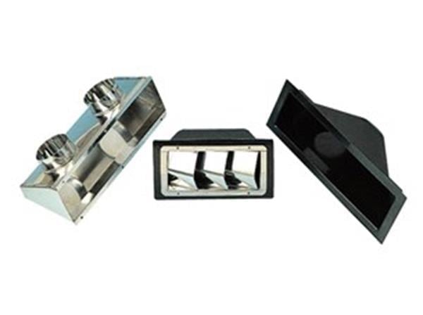 Havalandırmalar için kollektör kutu 76mm abs - sağ