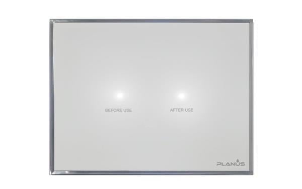 Planus Beyaz Full Glass Touch Panel 2 Butonlu