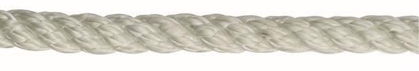 Polyester örgü halat, beyaz, 20mm