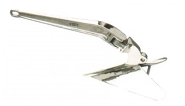 Pulluk tip çıpa, paslanmaz çelik 5 KG