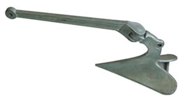 Pulluk tipi çıpa, galvaniz 7KG
