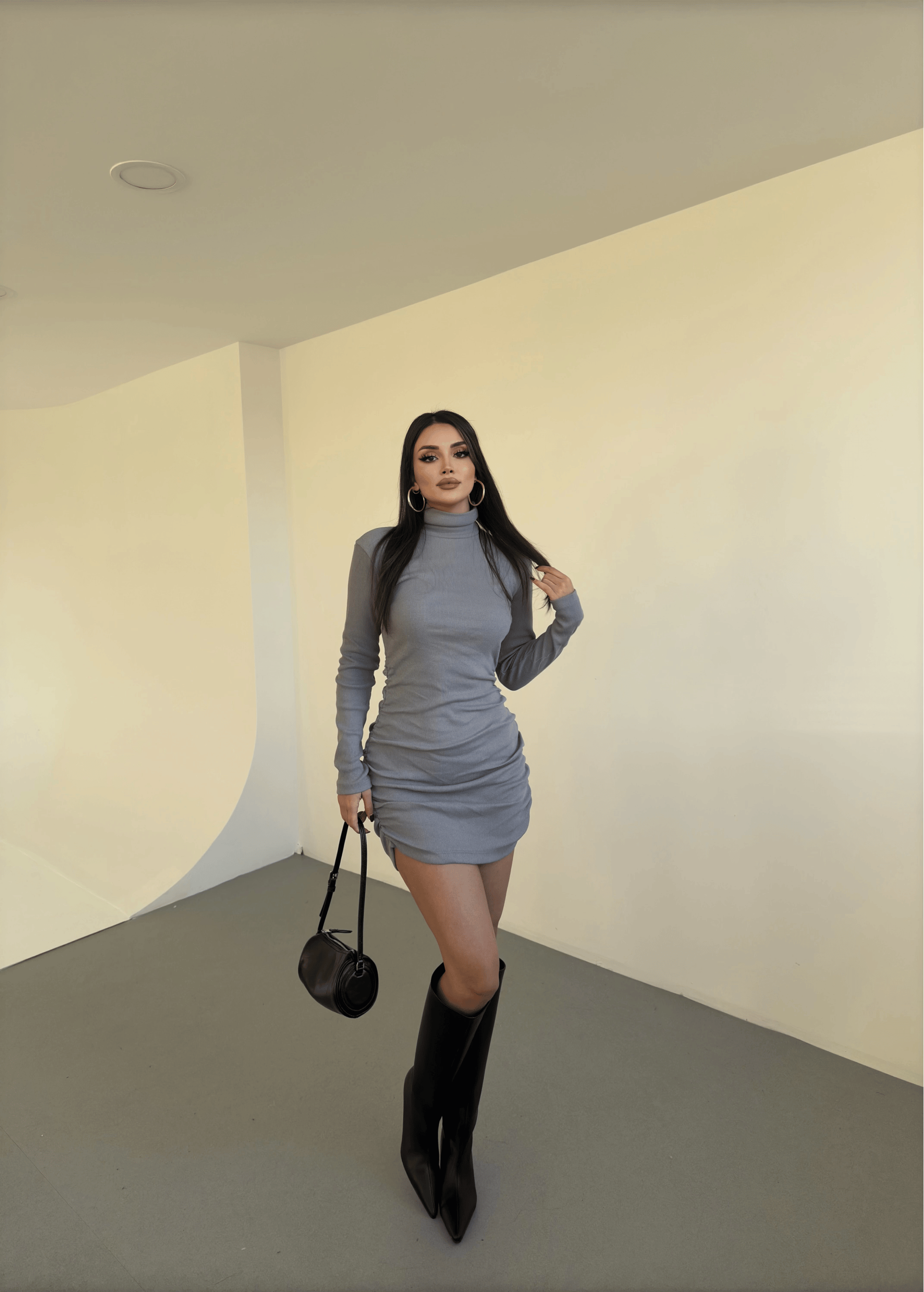 Balıkçı Fitilli Elbise