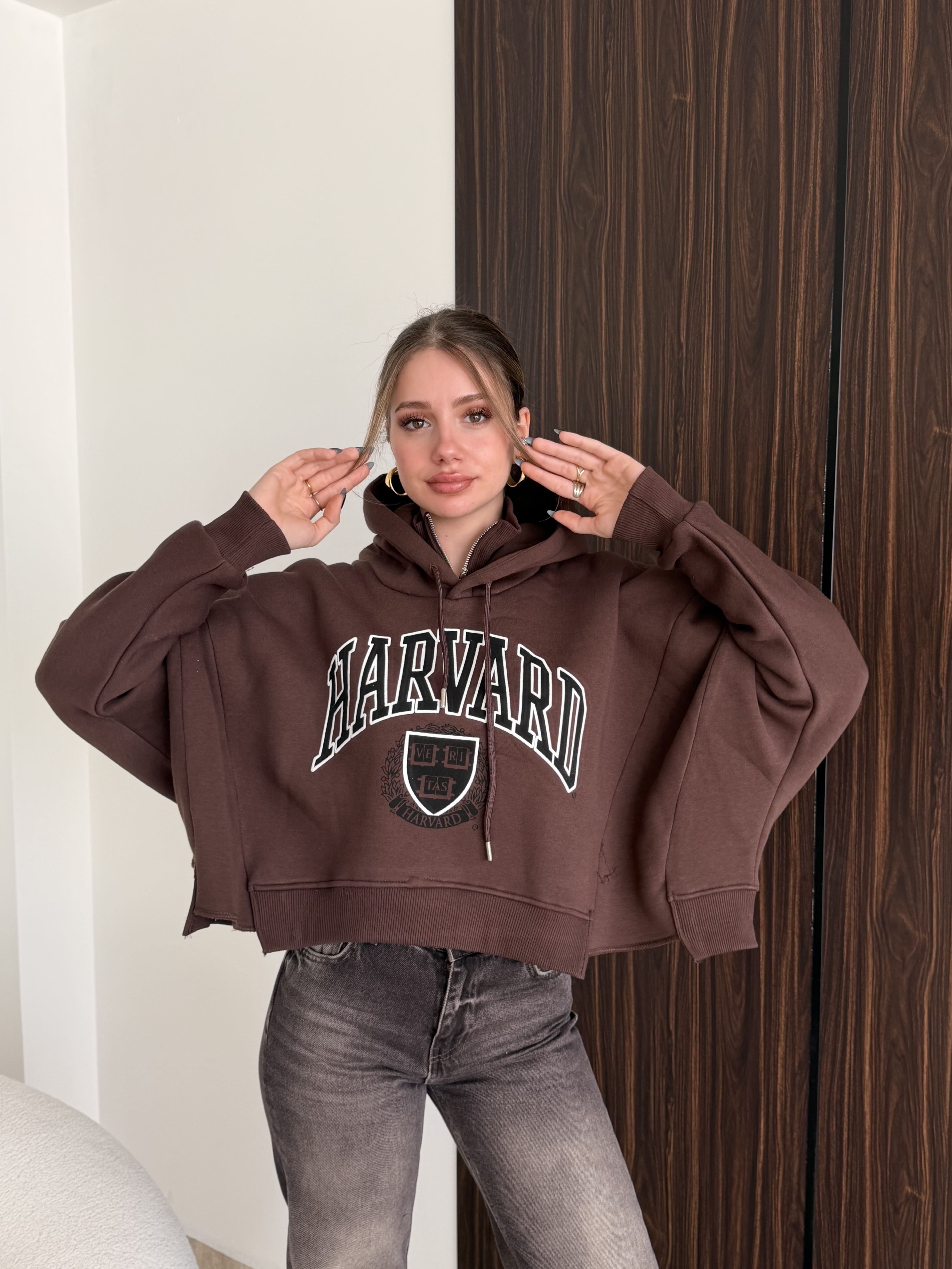 Baskılı Oversize Sweat