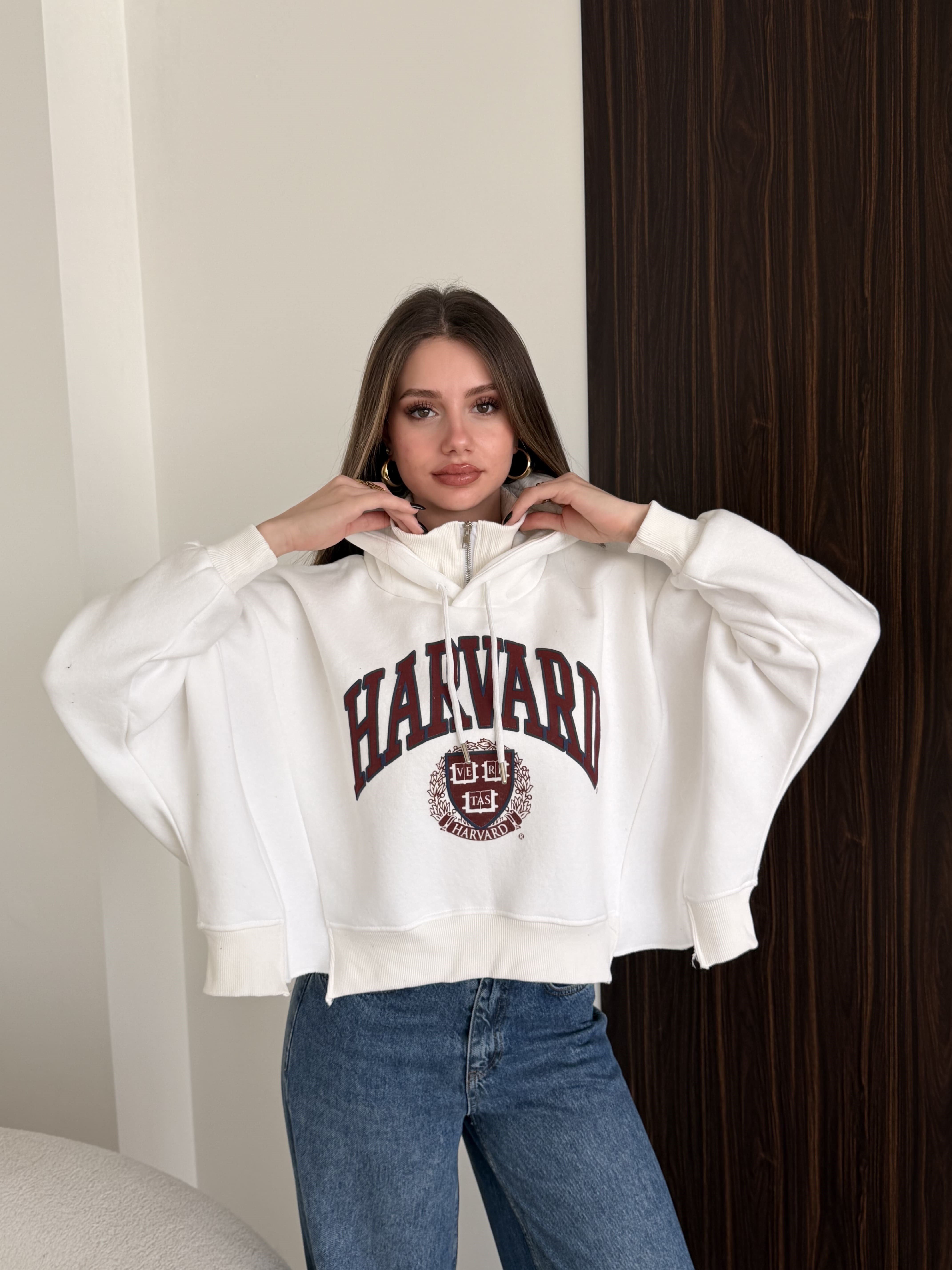 Baskılı Oversize Sweat