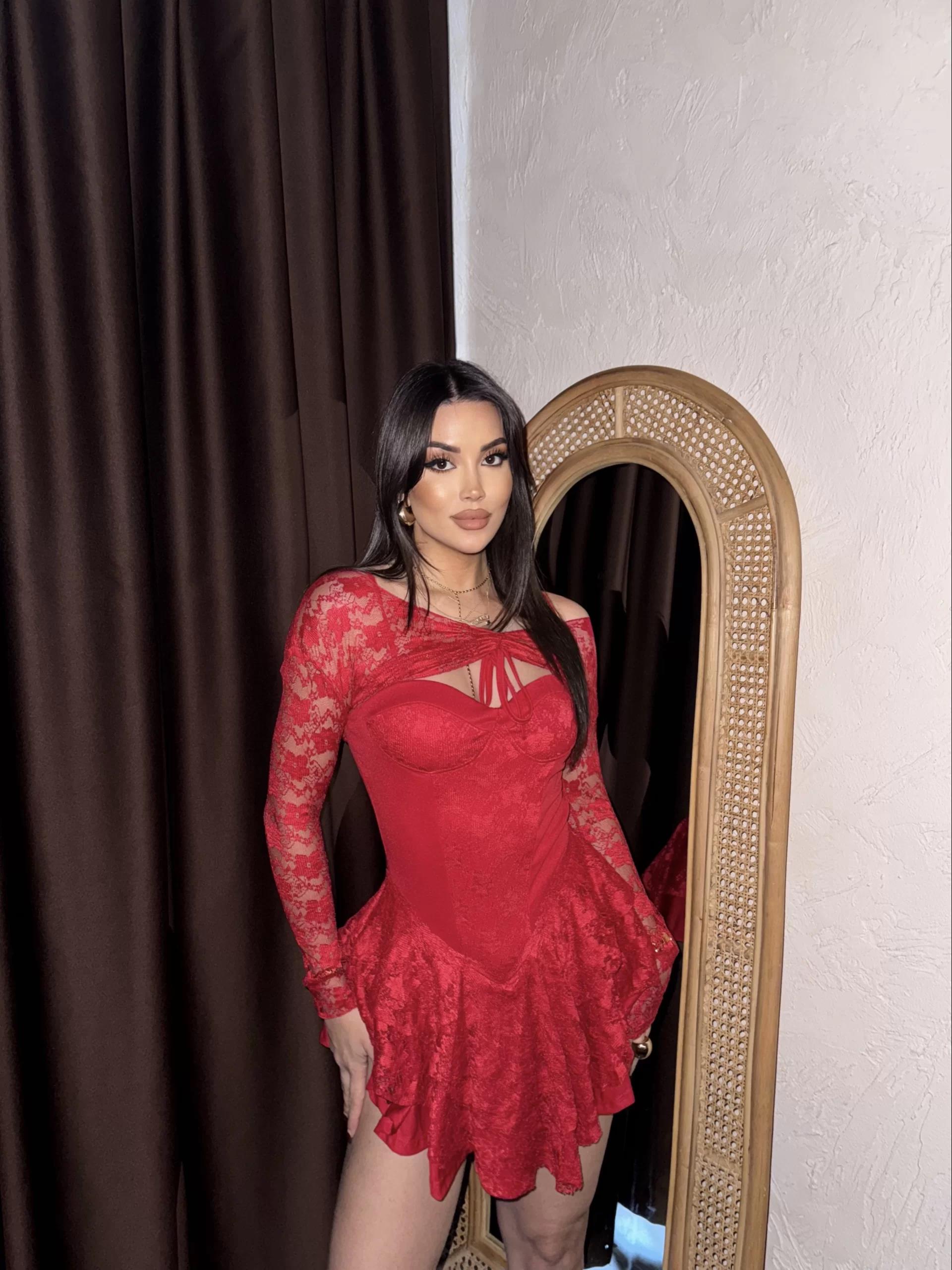 Bolero Dantel Elbise
