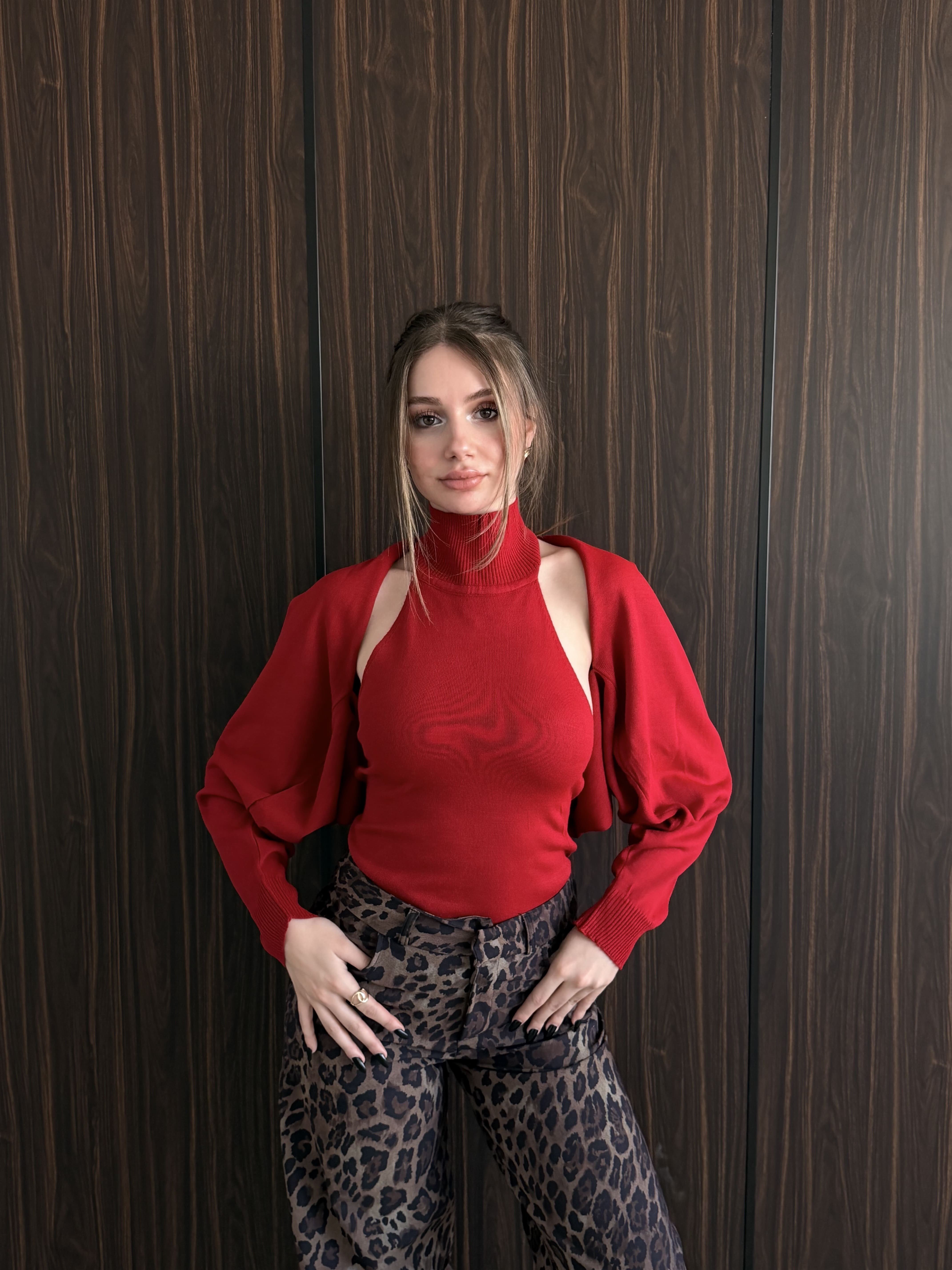 Bolerolu Balıkçı Triko