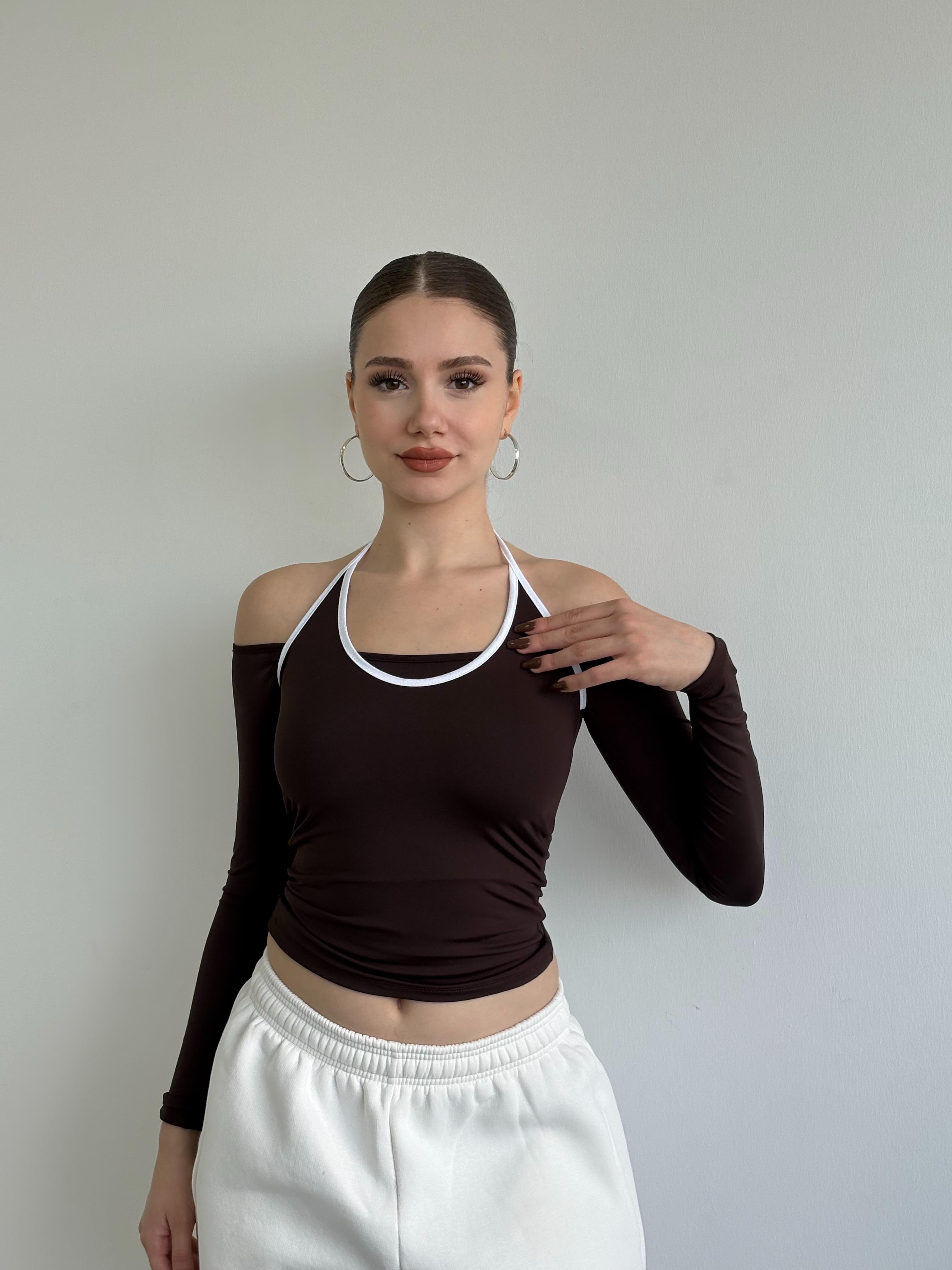Halter Biyeli Crop