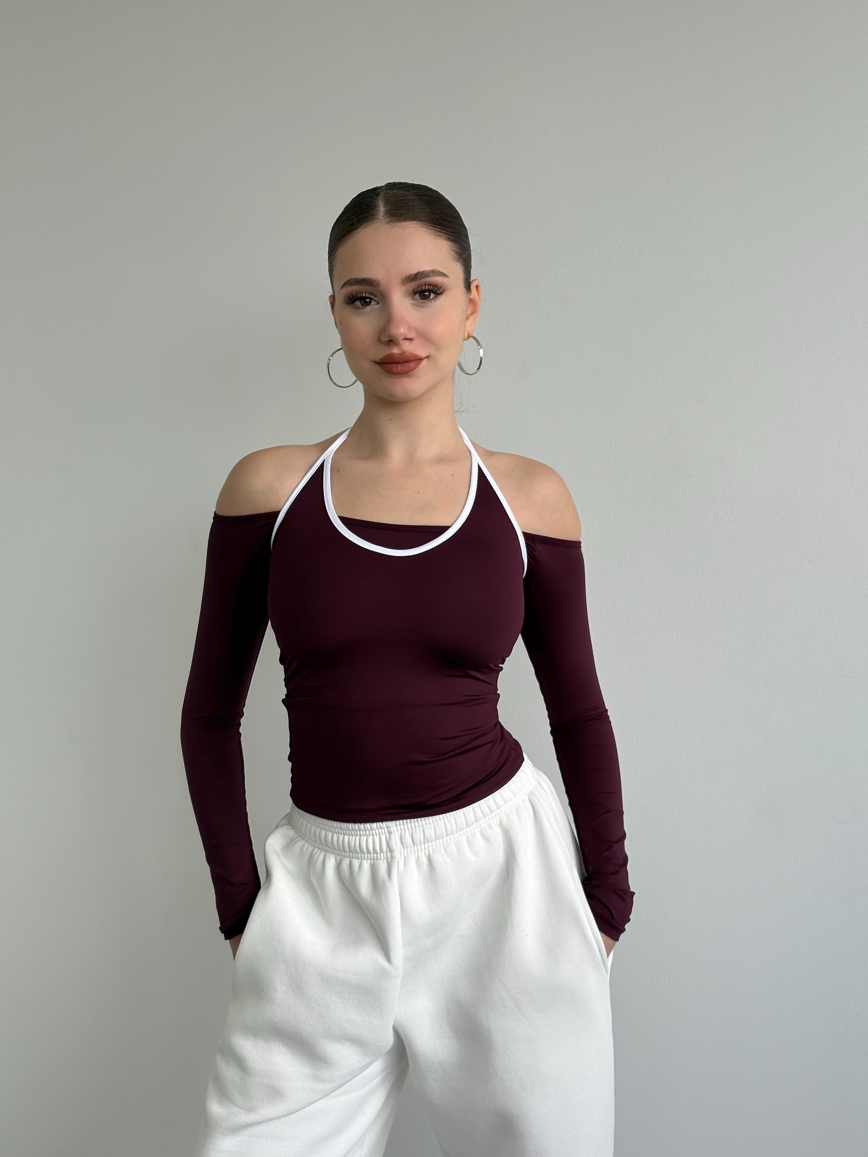 Halter Biyeli Crop