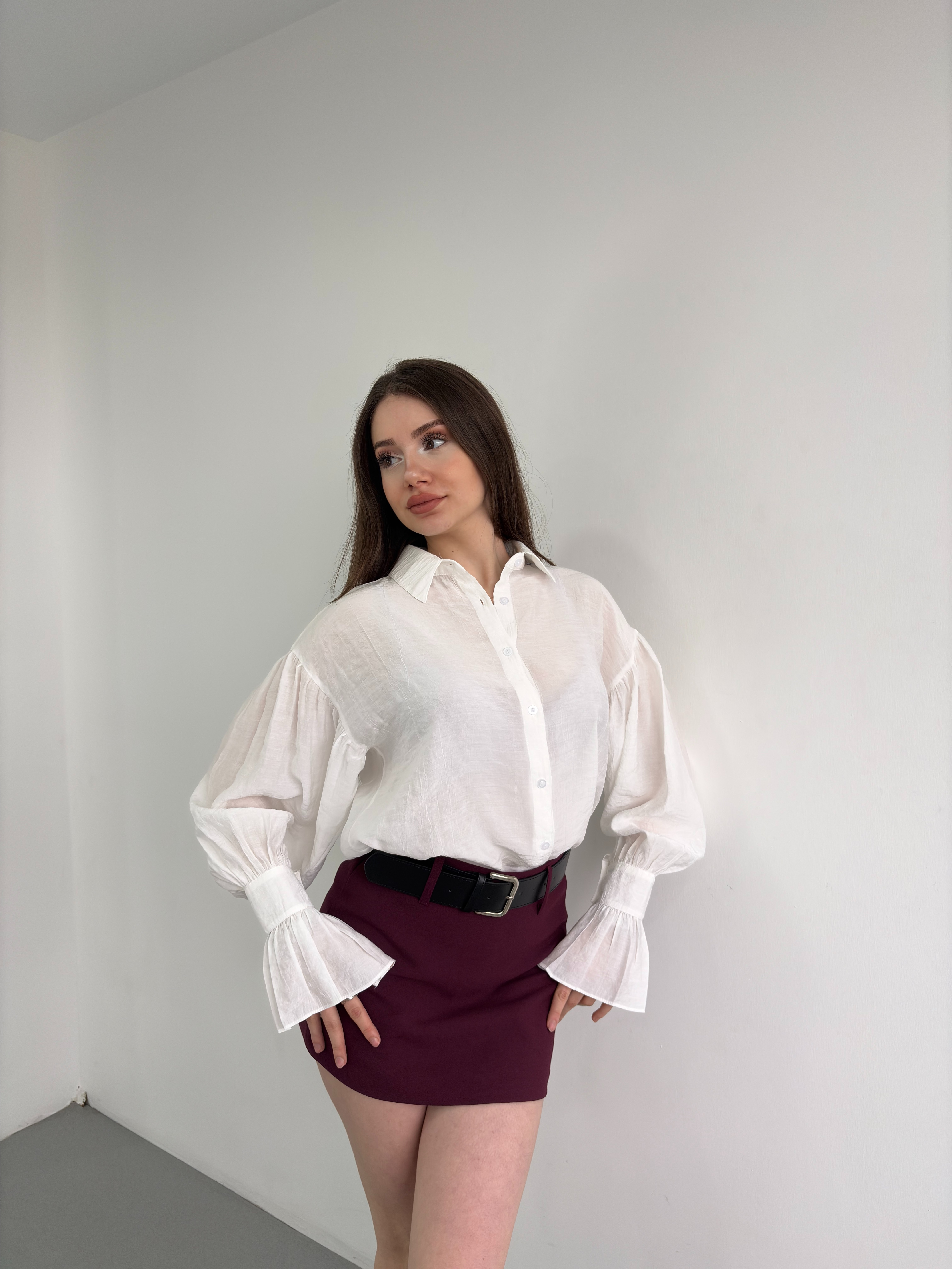 İspanyol Kol Bağlamalı Gömlek 