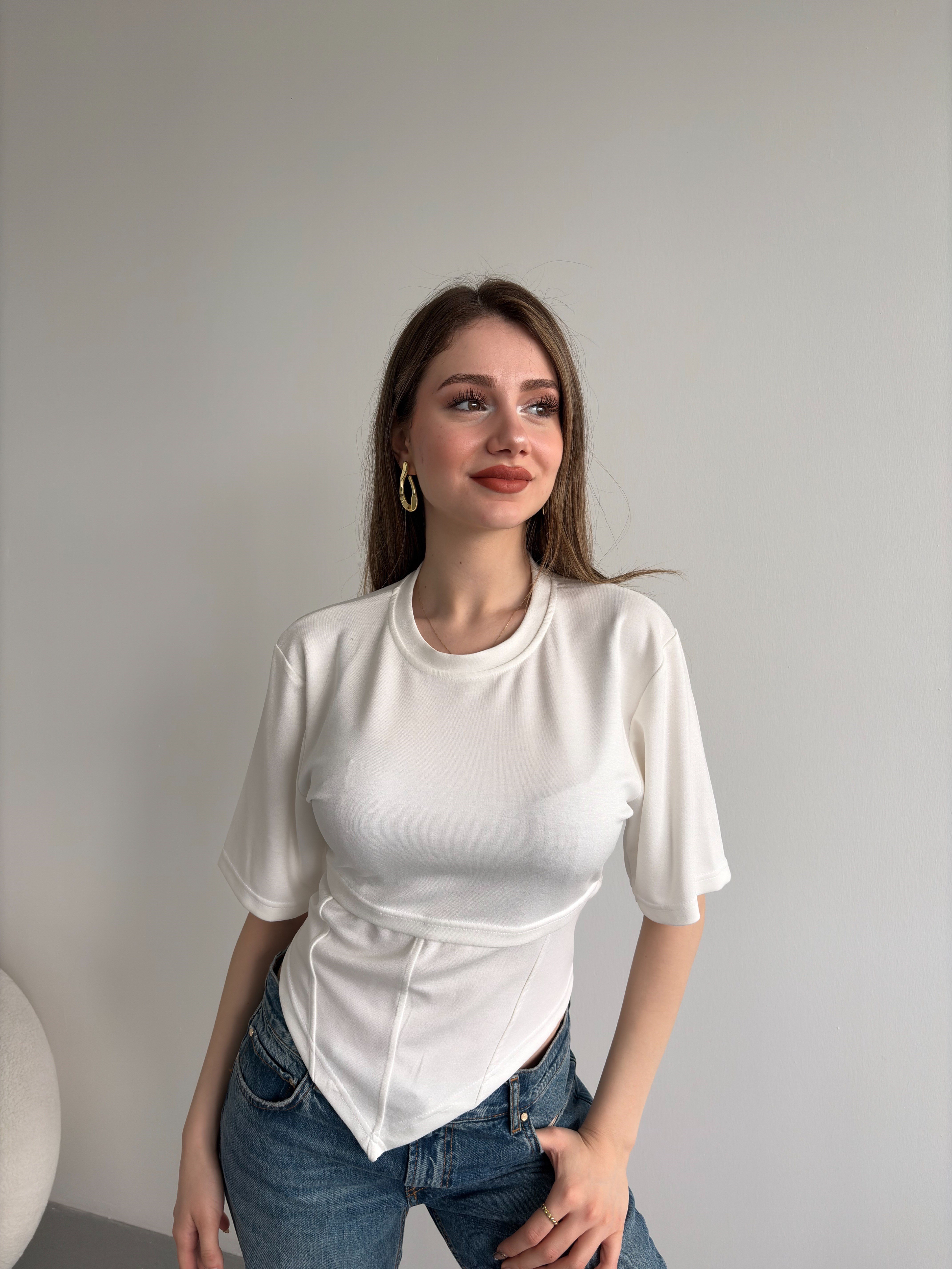 Korseli Modal Tshirt