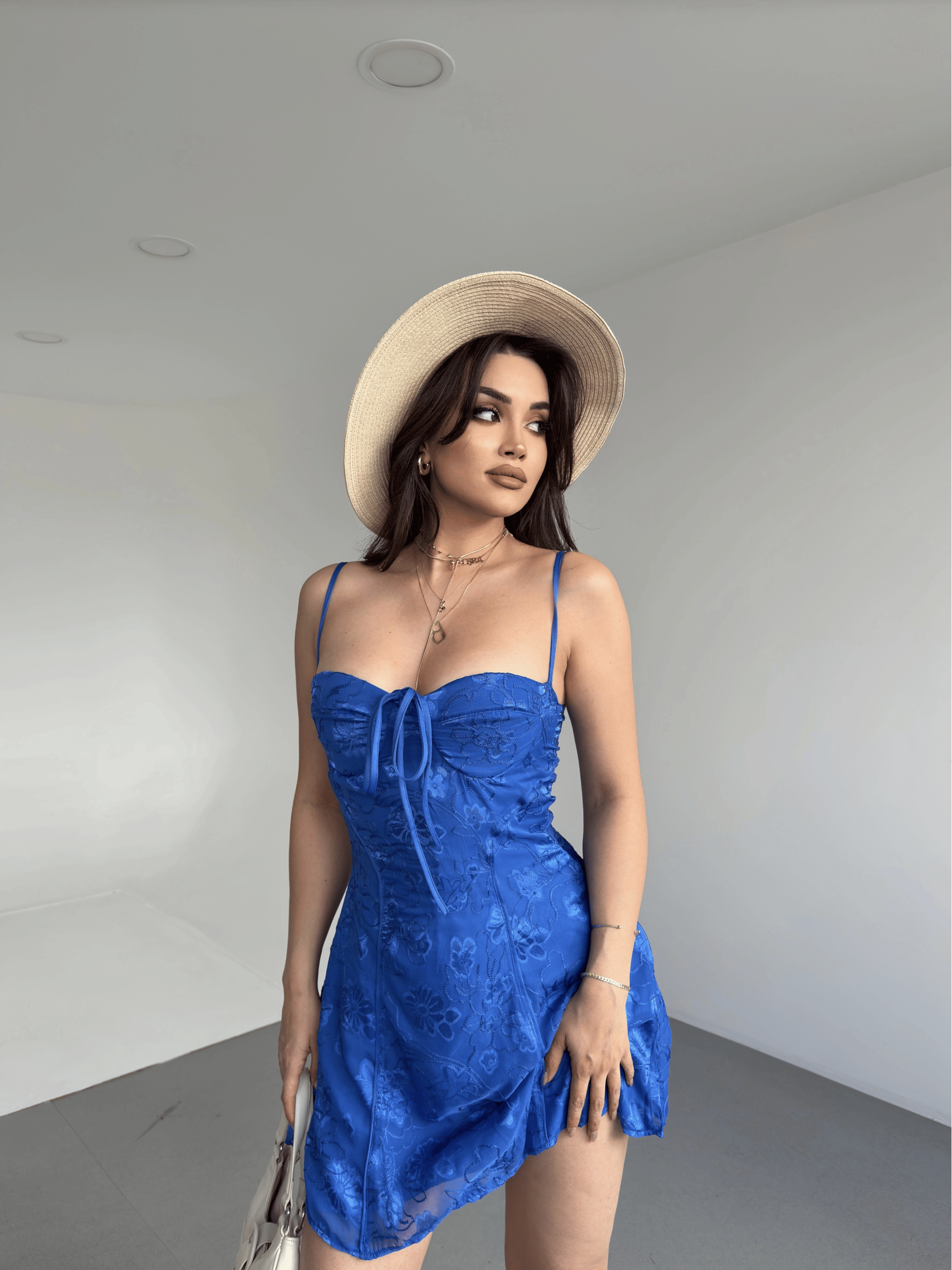 Monica Dantel Mini Elbise