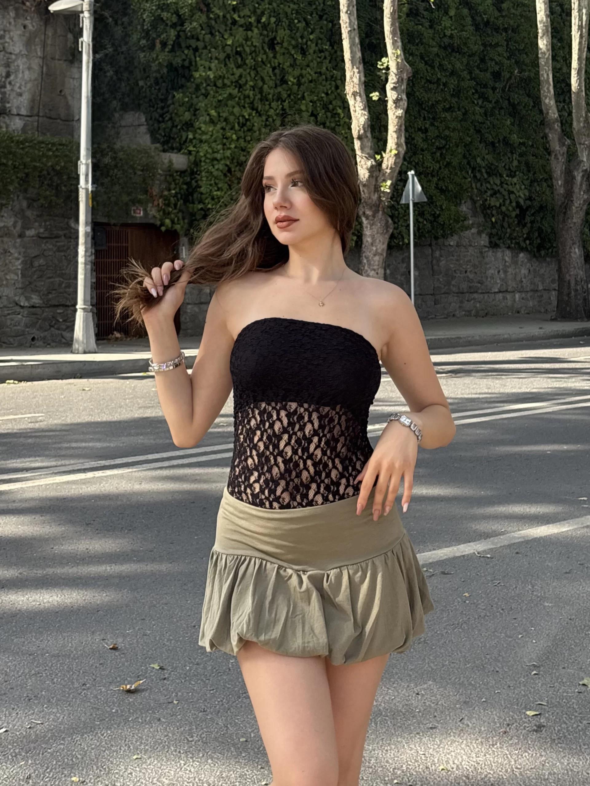 Straplez Dantel Bodysuit