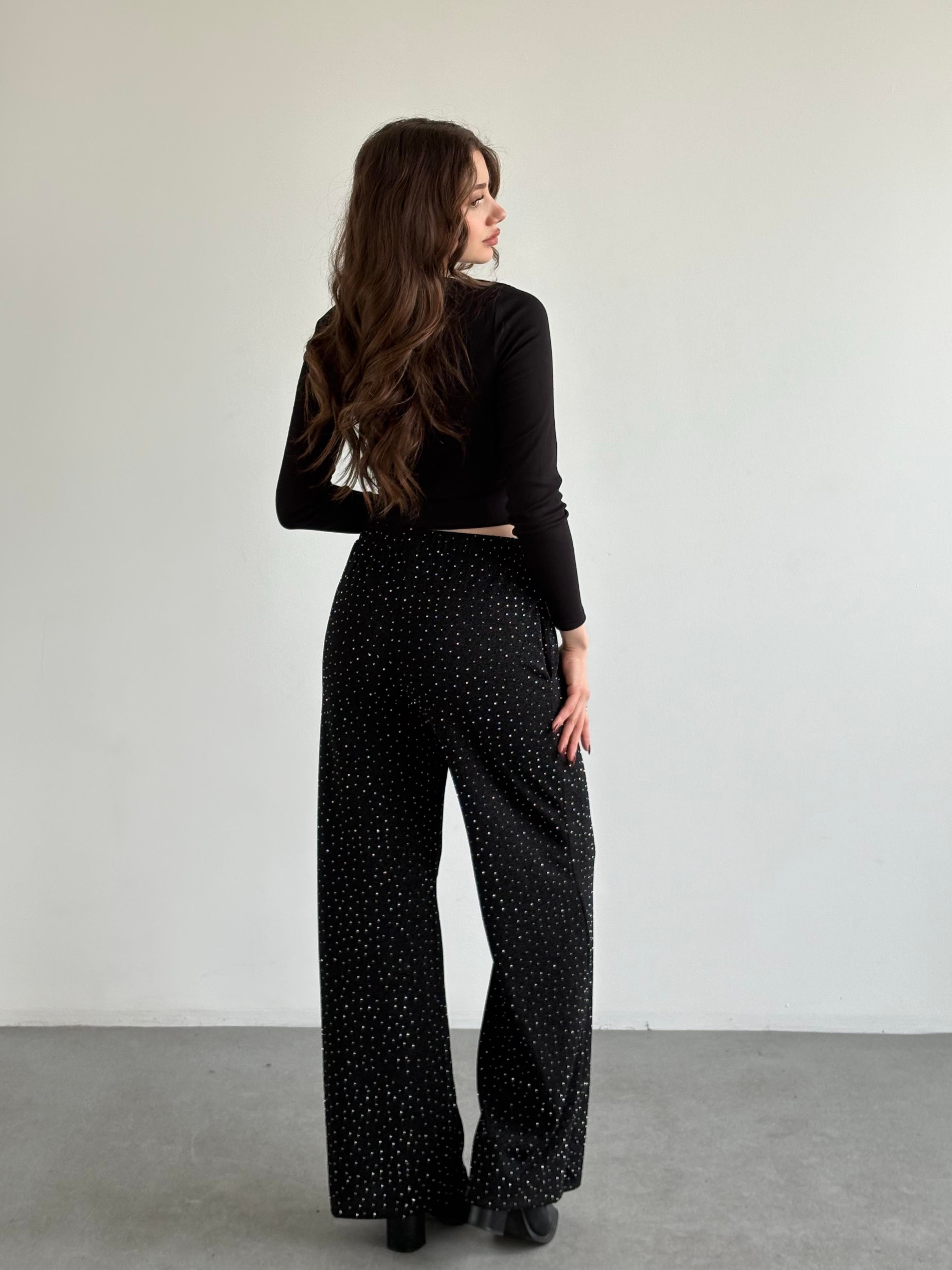 Taşlı Regular Pantolon